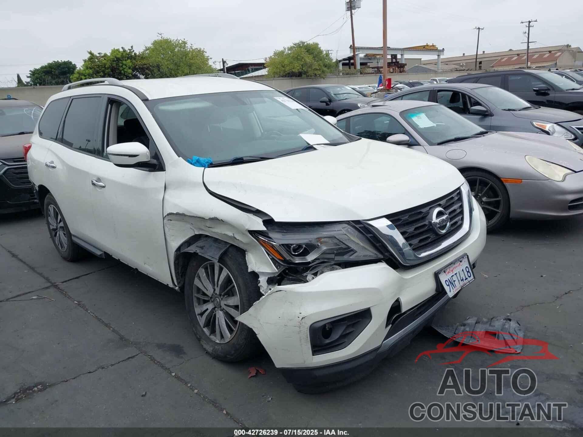 NISSAN PATHFINDER 2019 - 5N1DR2MN4KC627340