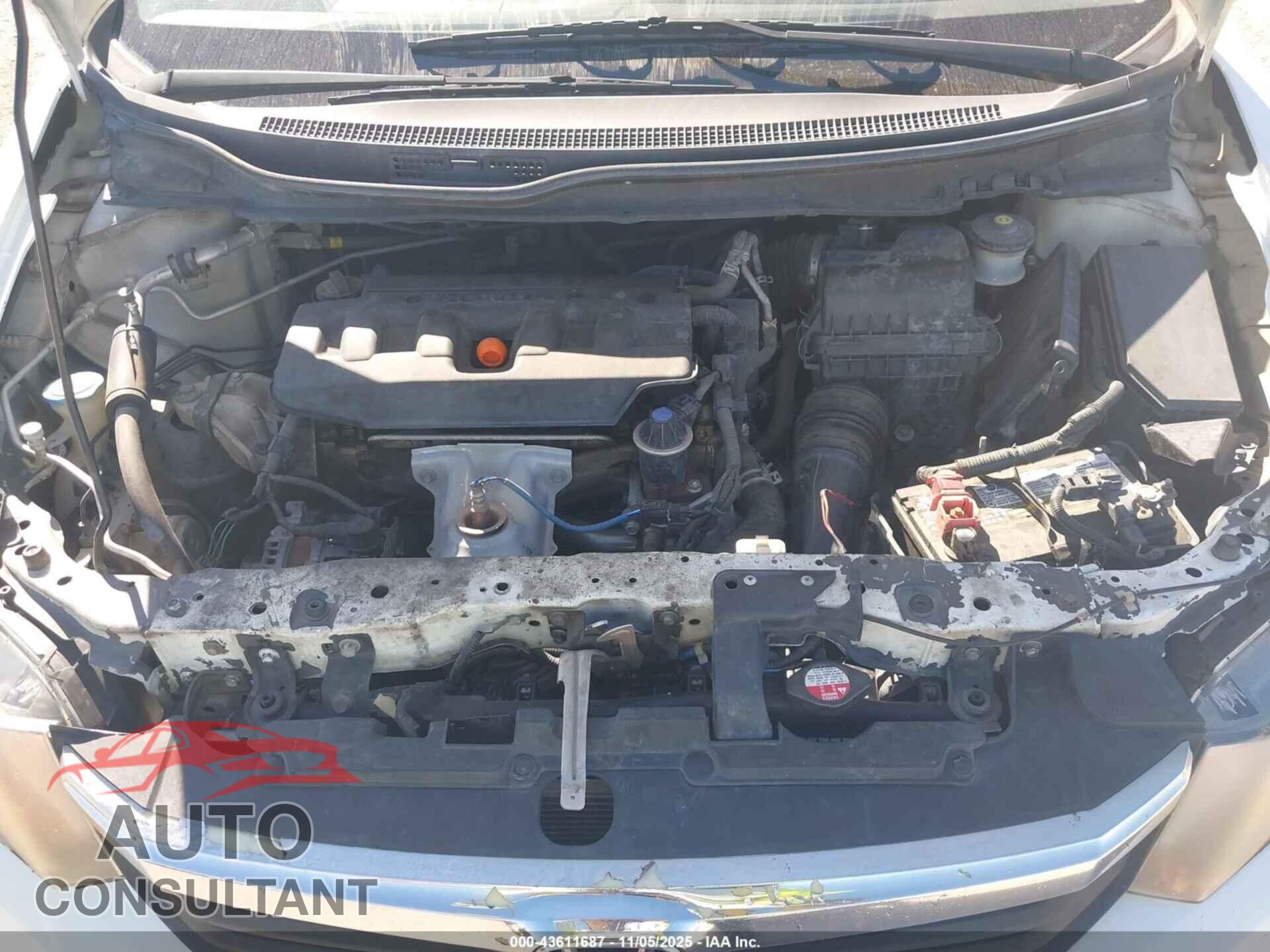 HONDA CIVIC 2012 - 2HGFB2F58C8563365