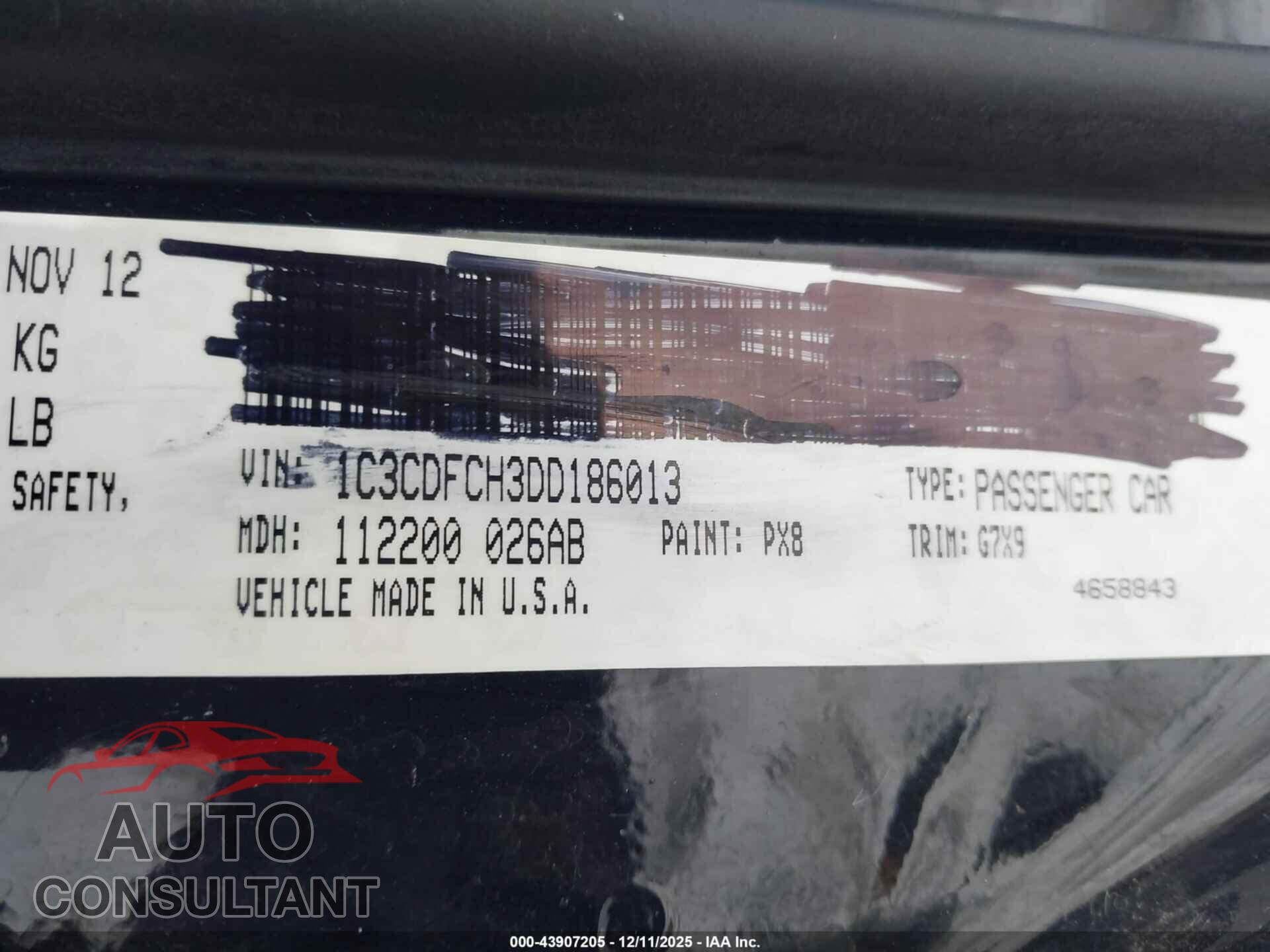 DODGE DART 2014 - 1C3CDFEB8ED879024