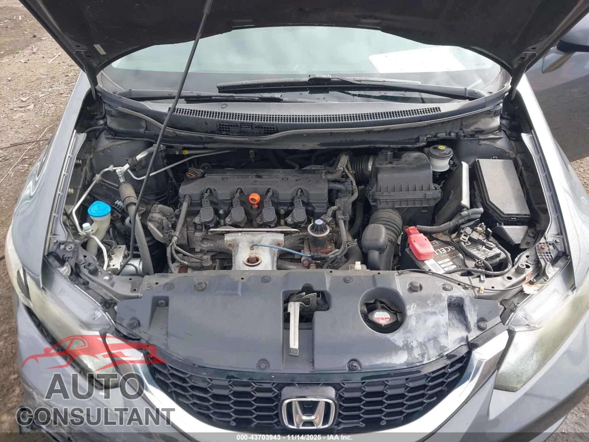 HONDA CIVIC 2013 - 19XFB2F87DE215692