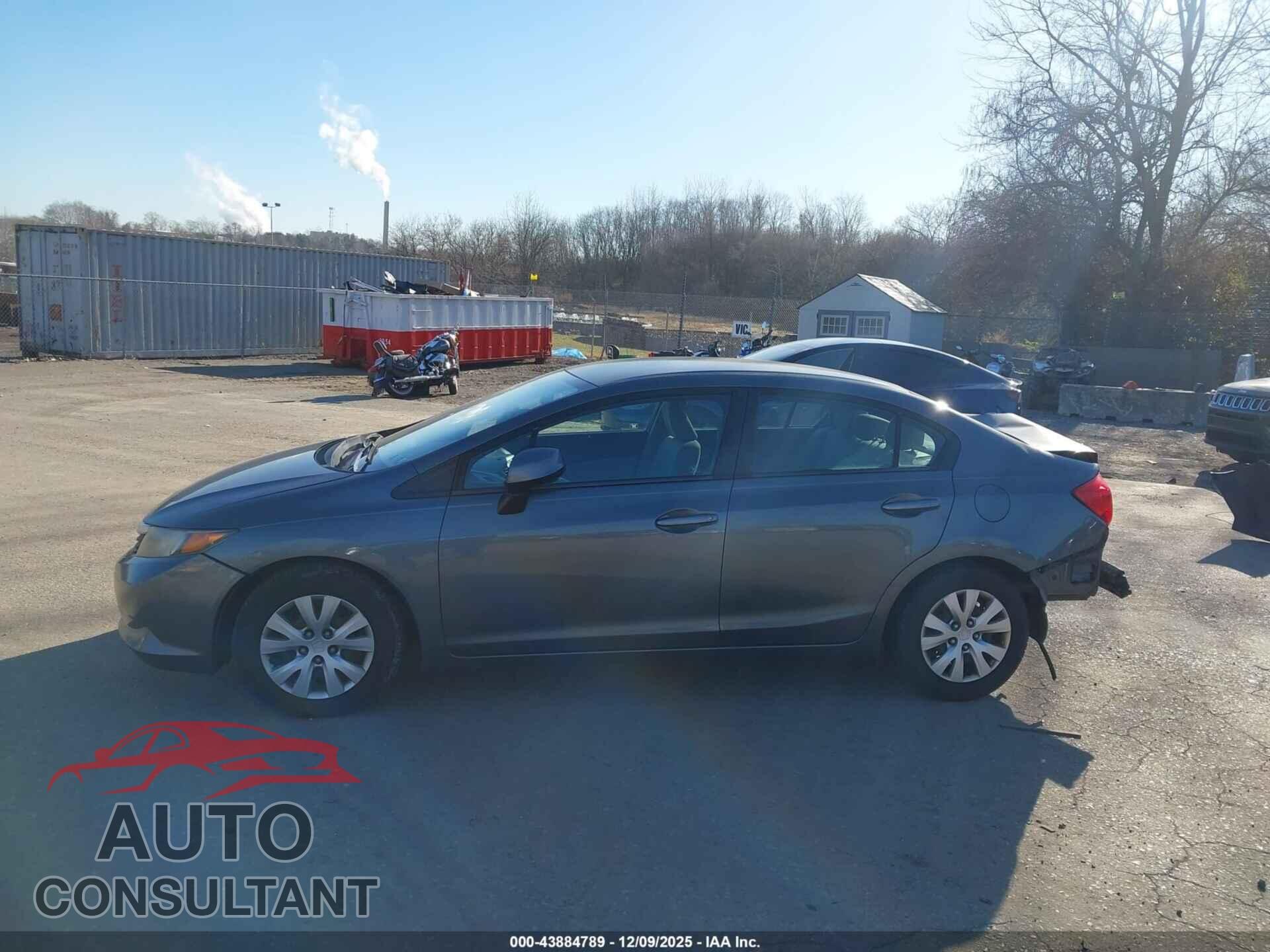 HONDA CIVIC 2012 - 19XFB2F53CE372463