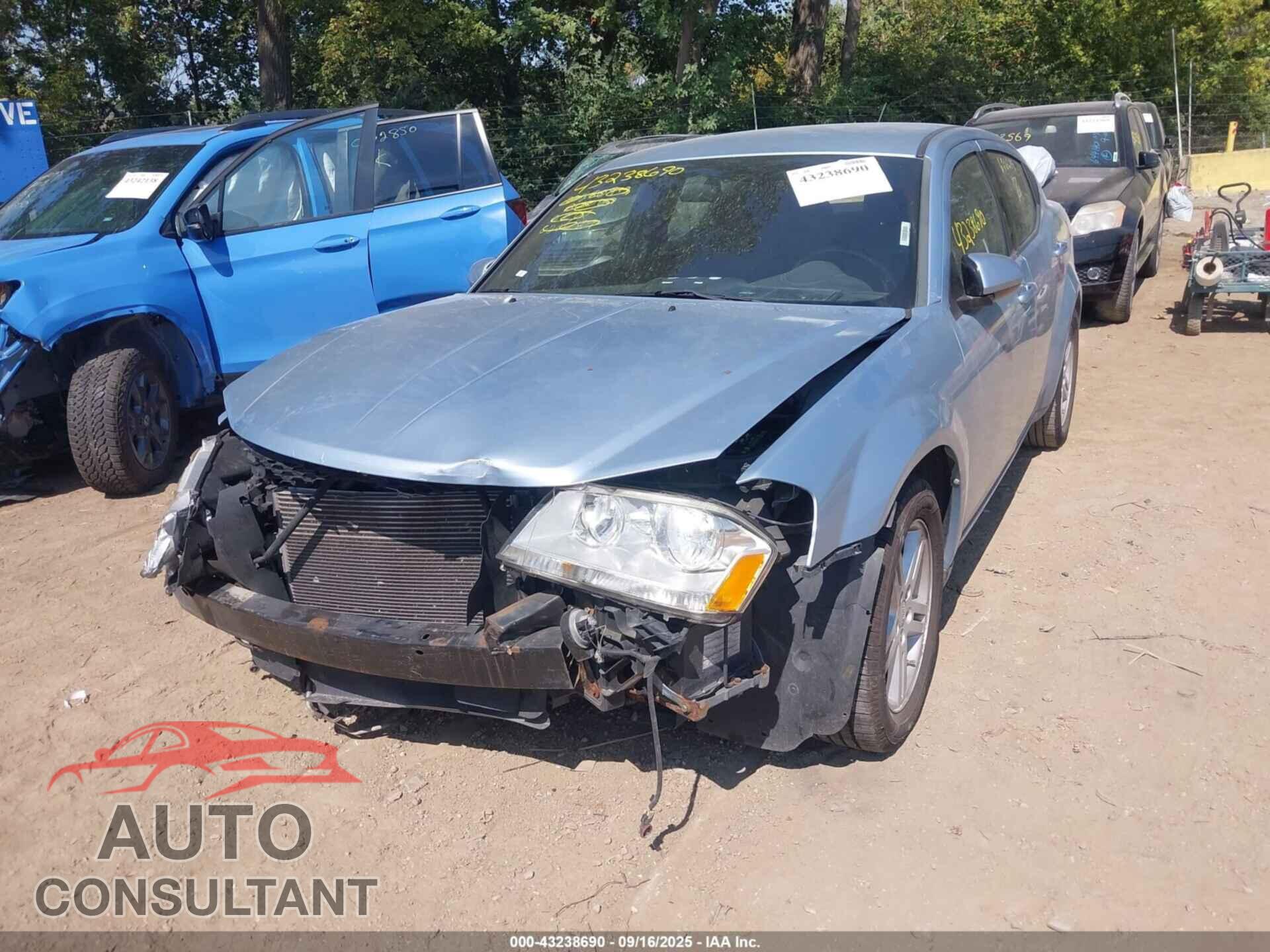DODGE AVENGER 2013 - 1C3CDZCB5DN626689