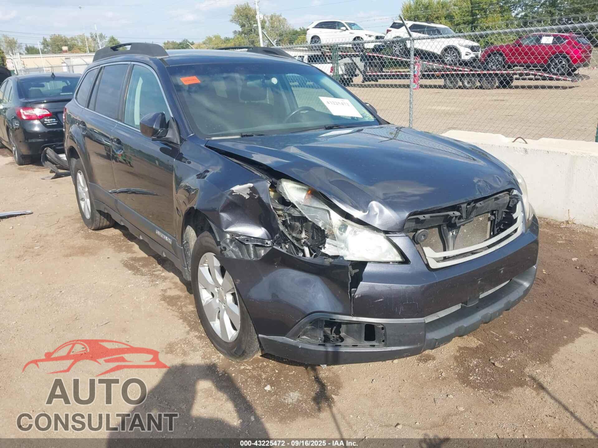SUBARU OUTBACK 2011 - 4S4BRCCC8B3377128