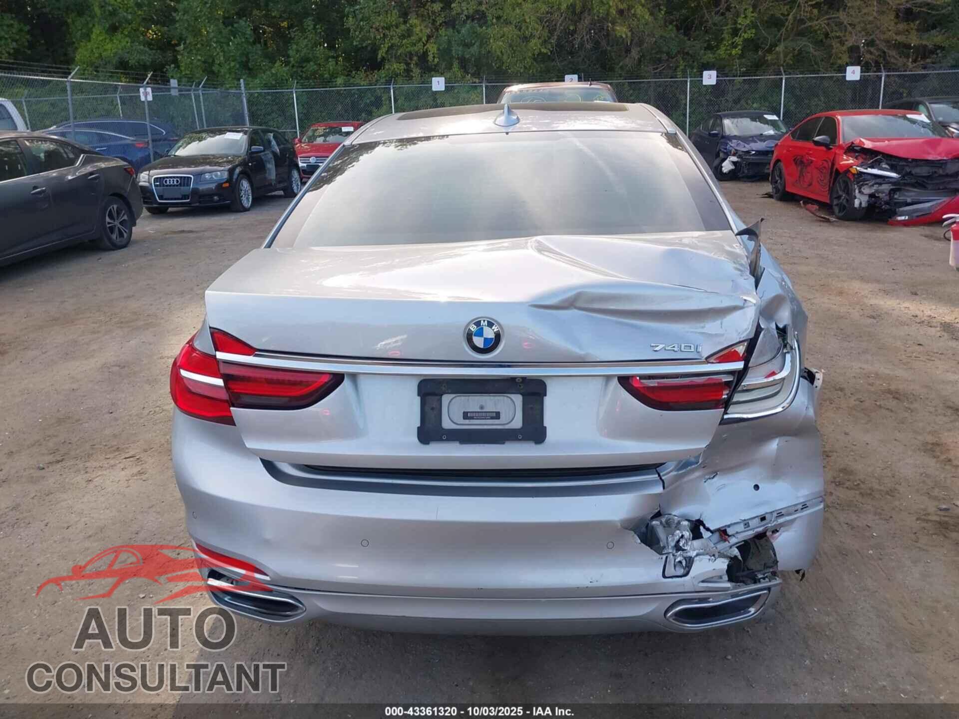 BMW 740I 2017 - WBA7E2C50HG739999