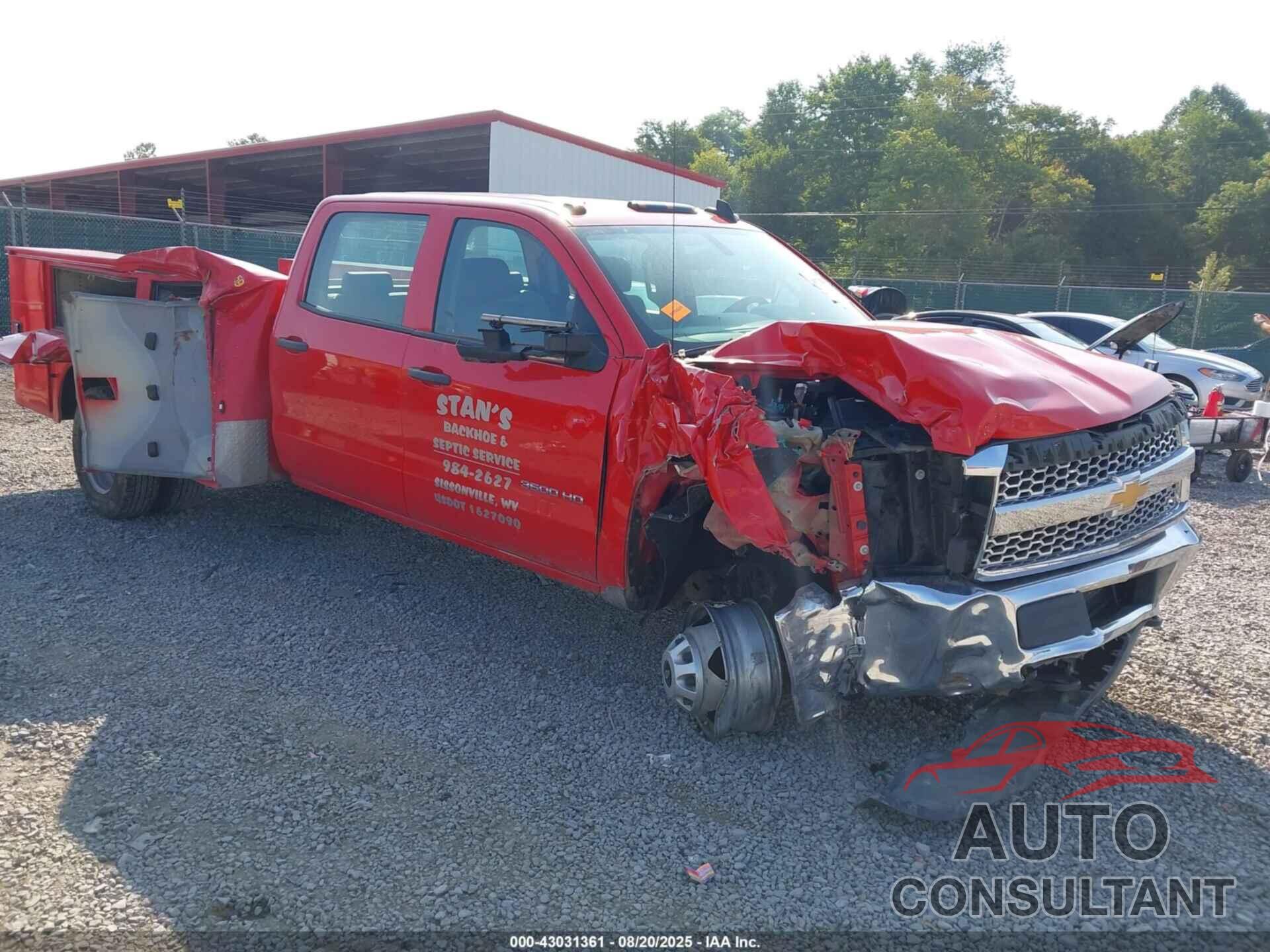 CHEVROLET SILVERADO 2019 - 1GB4KVCG8KF242945