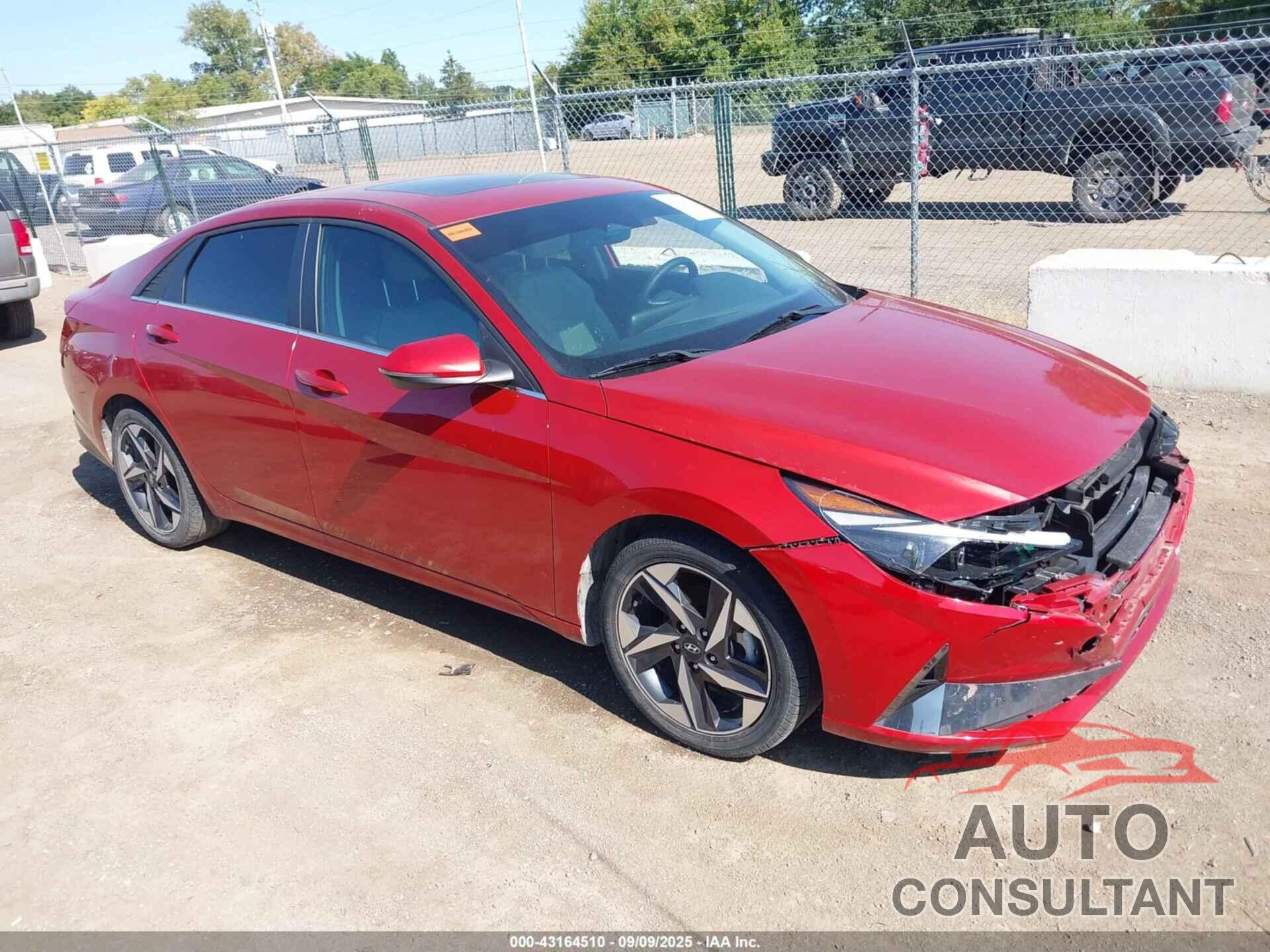HYUNDAI ELANTRA 2021 - KMHLP4AG1MU118287