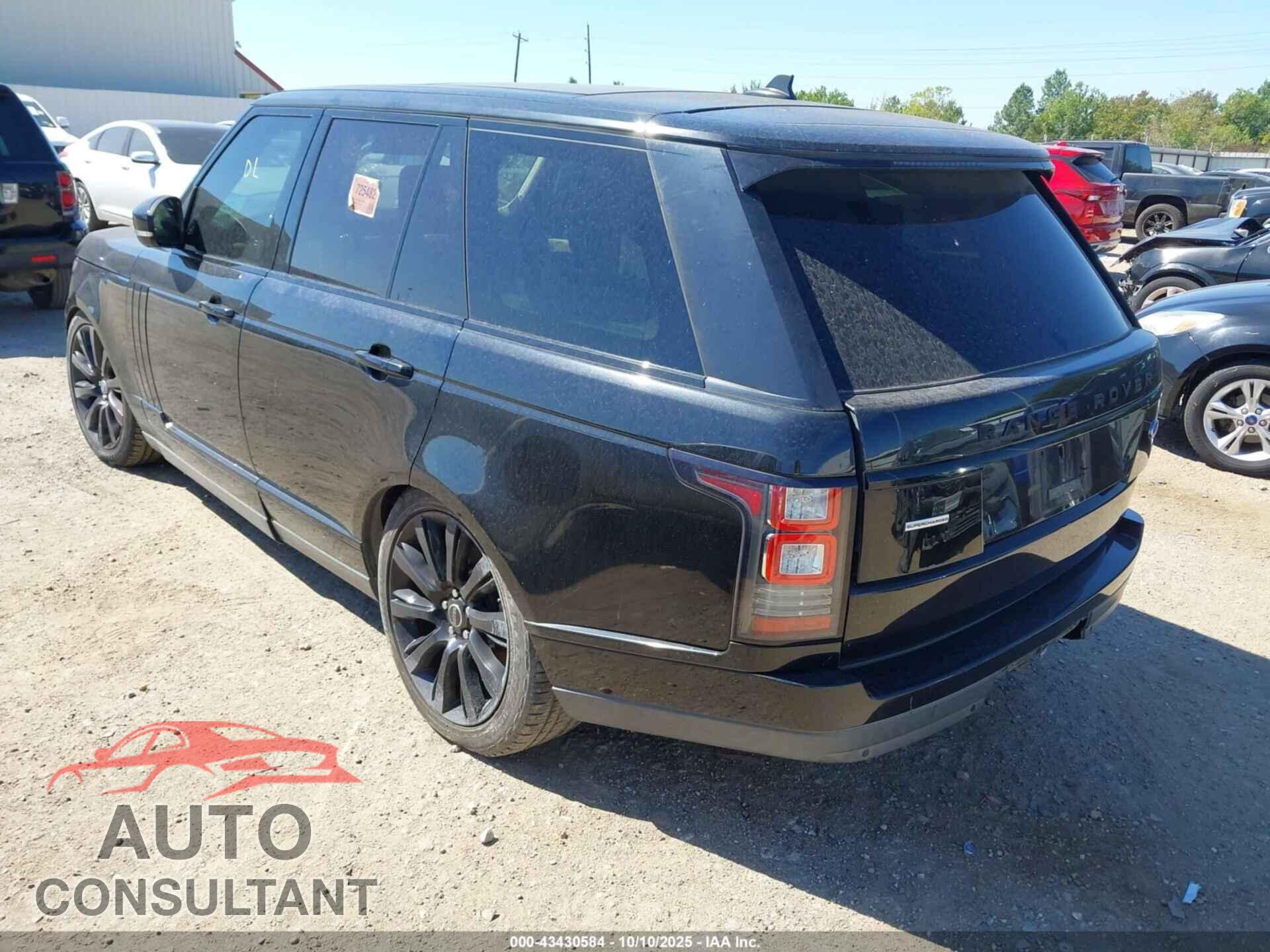 LAND ROVER RANGE ROVER 2016 - SALGS2EF2GA278803