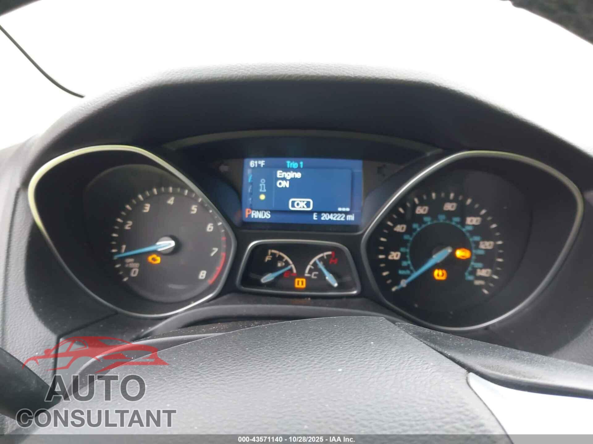 FORD FOCUS 2014 - 1FADP3F2XEL325094