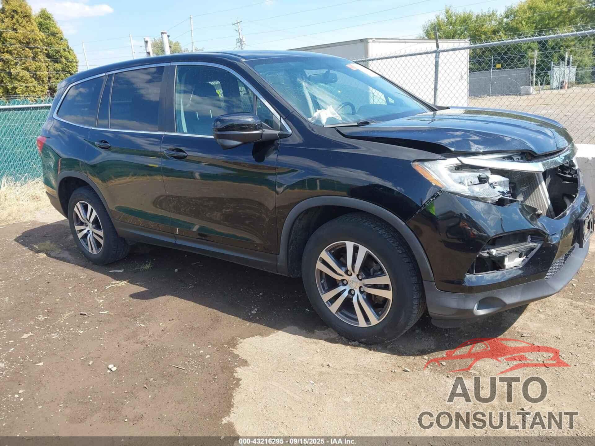HONDA PILOT 2017 - 5FNYF6H58HB025701