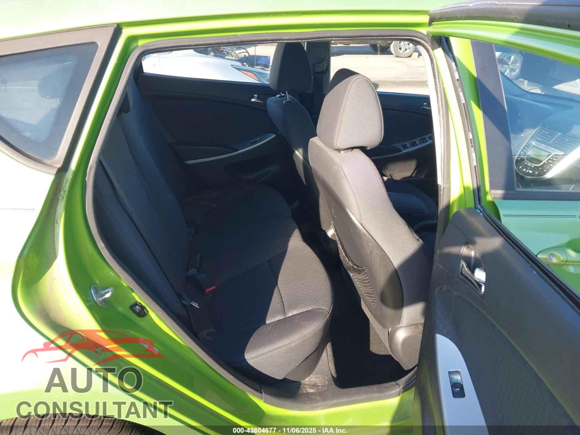 HYUNDAI ACCENT 2013 - KMHCU5AE4DU076744