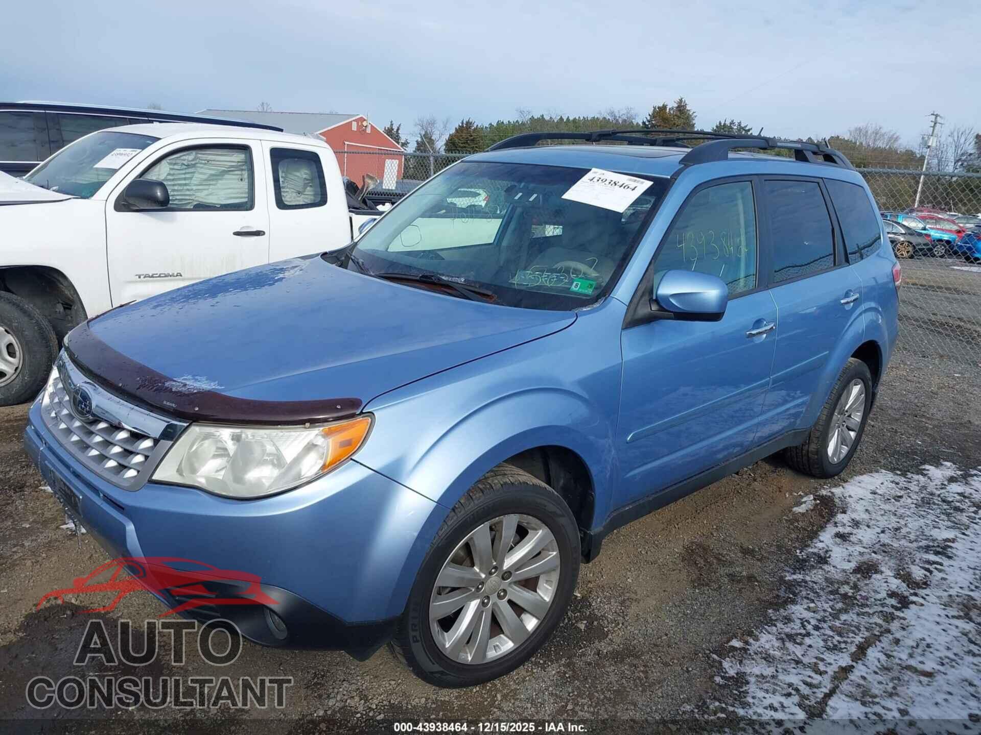 SUBARU FORESTER 2012 - JF2SHADCXCH456302