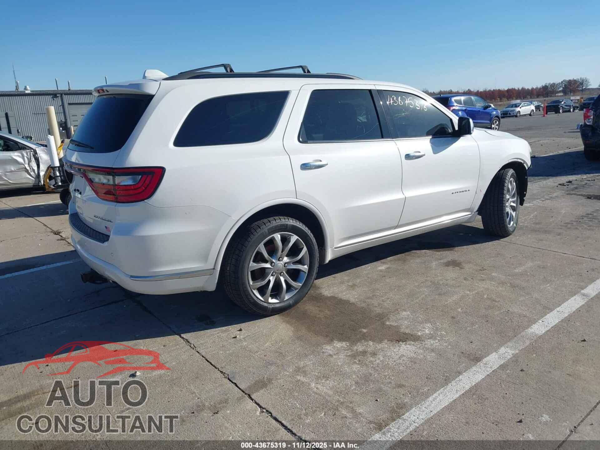 DODGE DURANGO 2017 - 1C4RDJEG0HC741296
