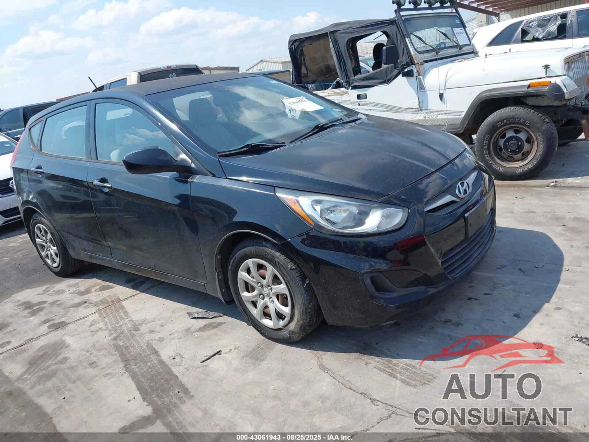 HYUNDAI ACCENT 2012 - KMHCT5AE5CU041342