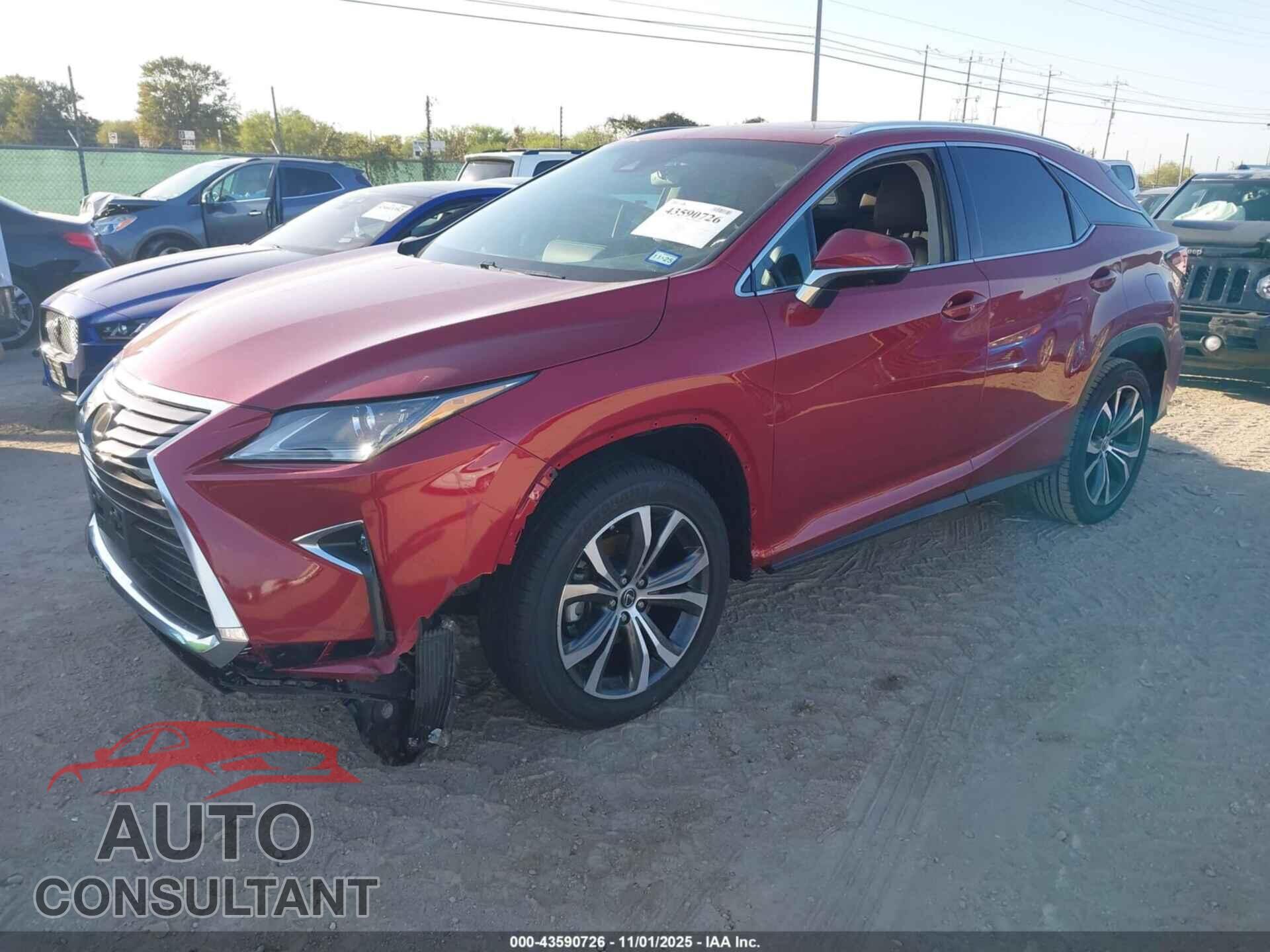 LEXUS RX 350 2019 - 2T2ZZMCA4KC118890
