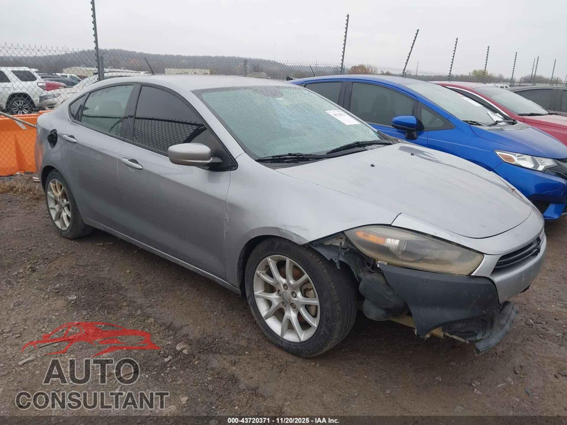 DODGE DART 2014 - 1C3CDFBB8ED701778