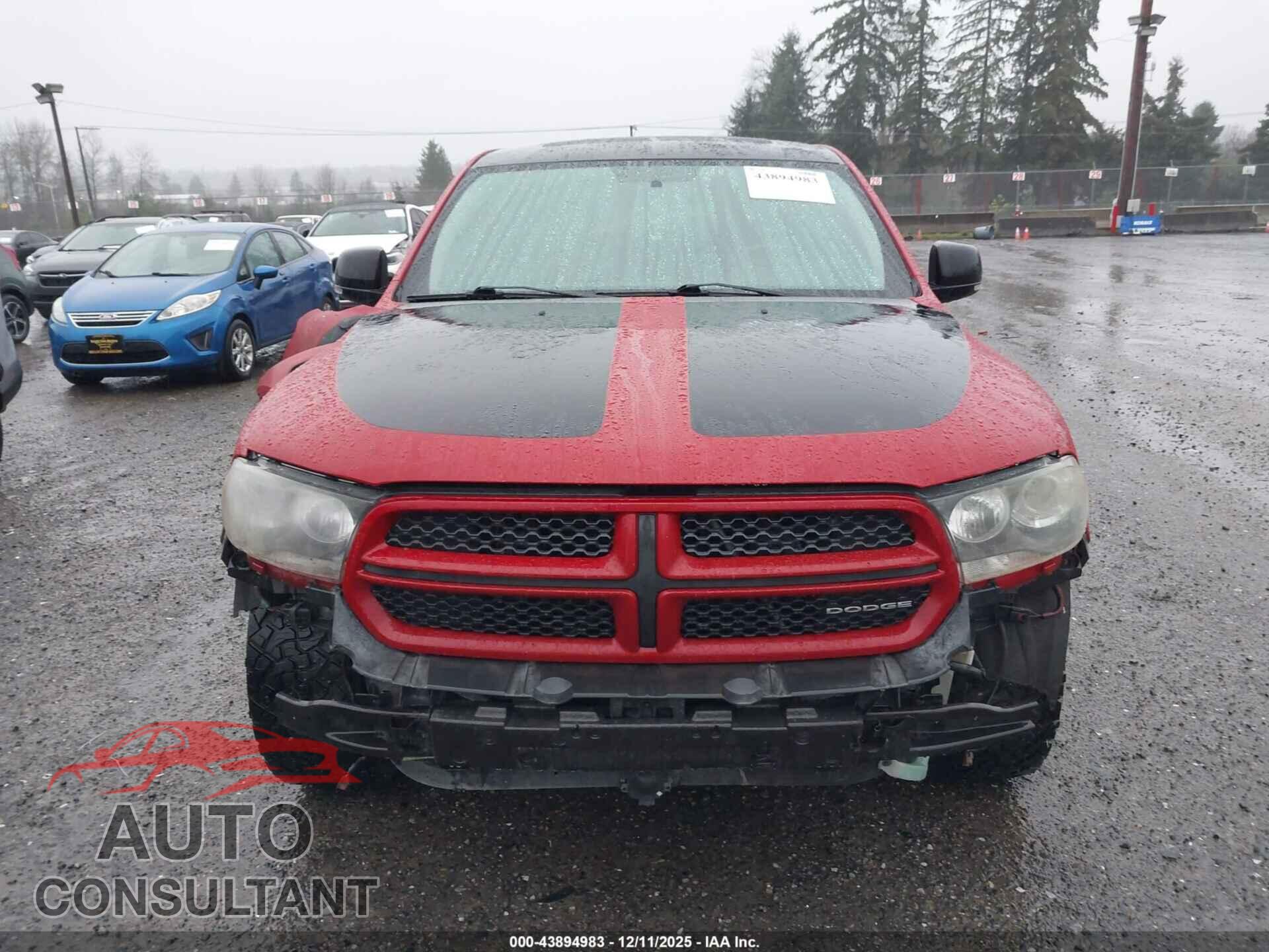 DODGE DURANGO 2012 - 1C4SDHCT0CC206584