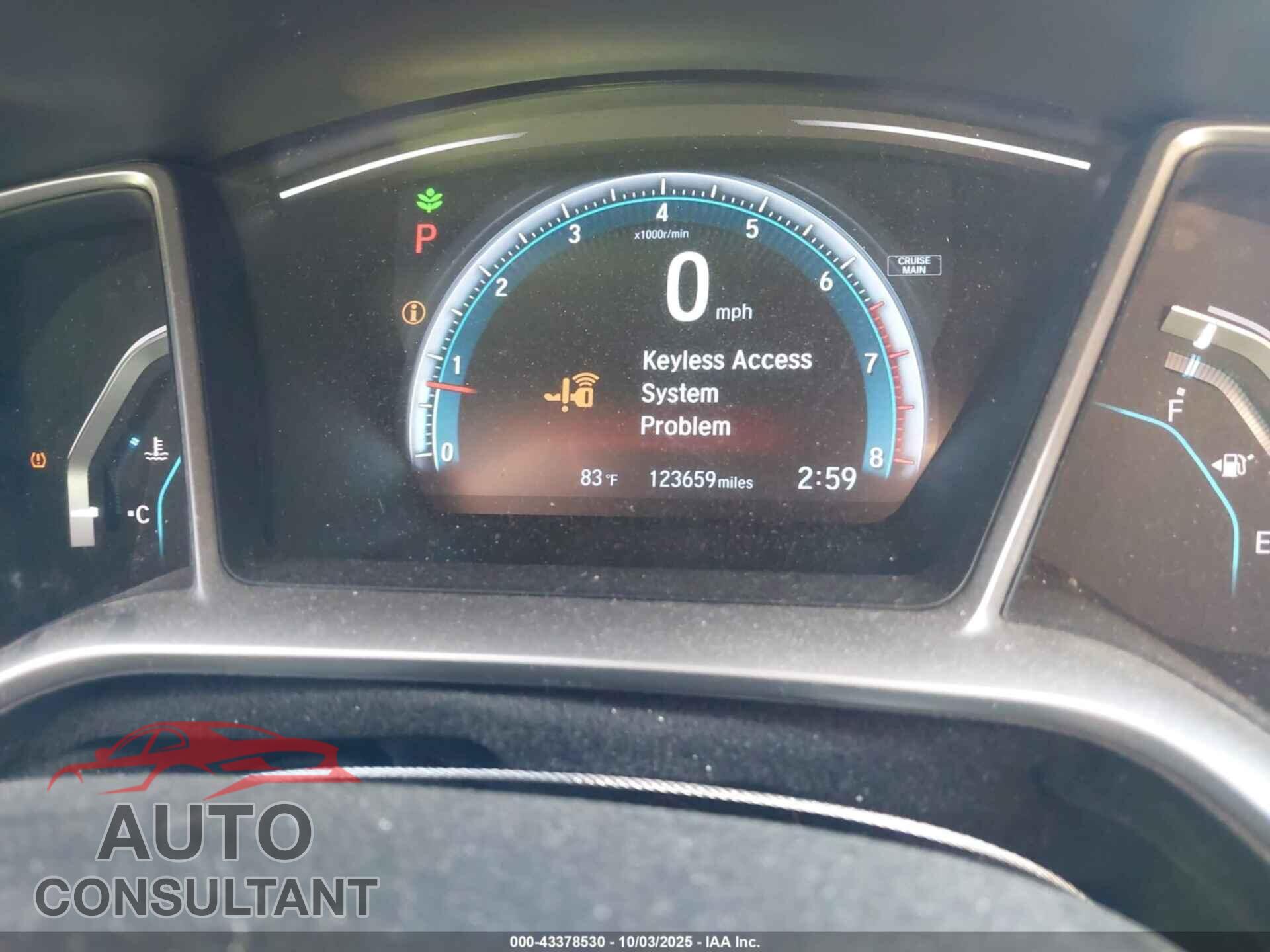 HONDA CIVIC 2016 - 2HGFC3B39GH361826