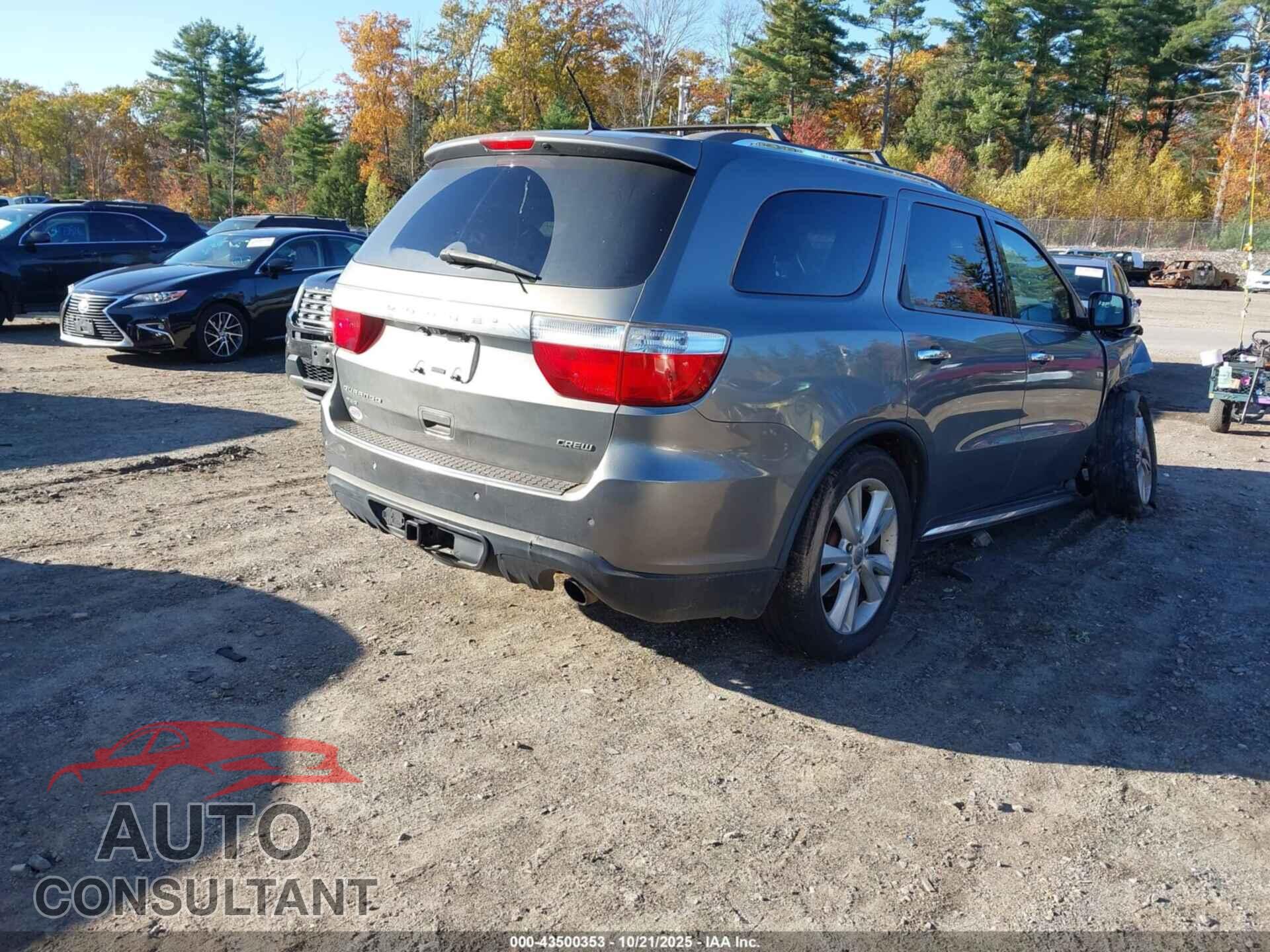 DODGE DURANGO 2013 - 1C4RDJDG5DC597398