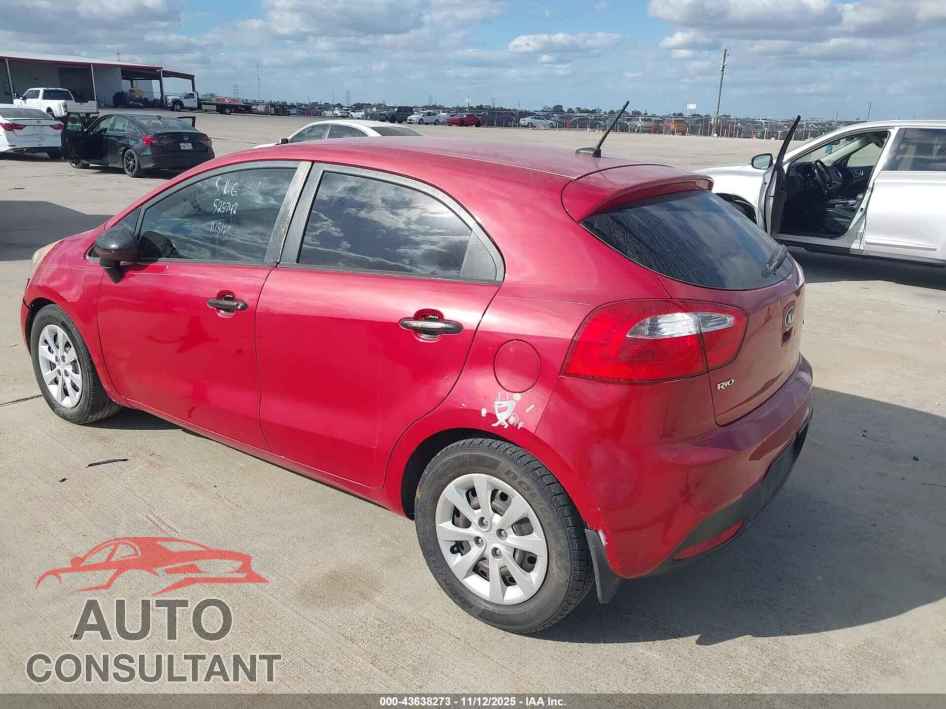 KIA RIO 2013 - KNADM5A31D6250097