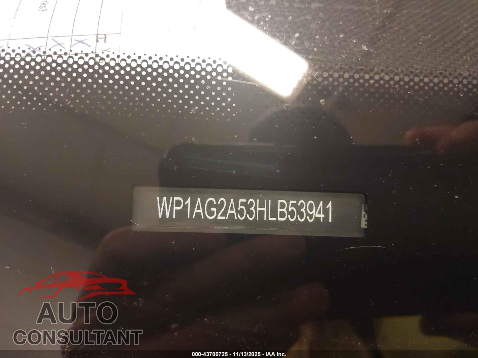 PORSCHE MACAN 2017 - WP1AG2A53HLB53941