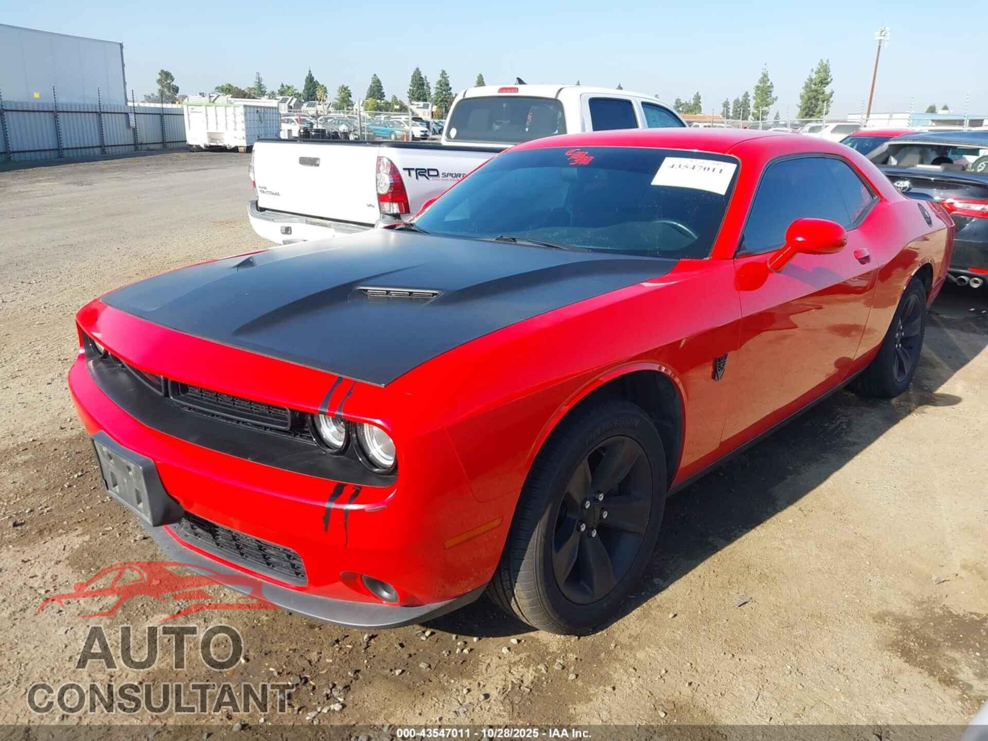 DODGE CHALLENGER 2016 - 2C3CDZAG8GH284103