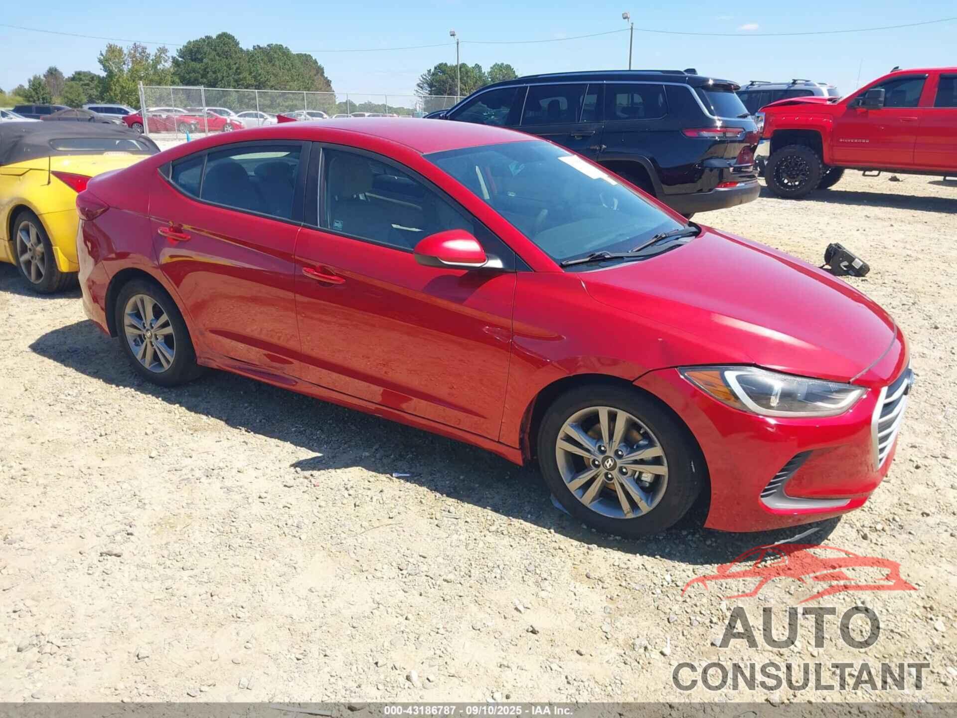 HYUNDAI ELANTRA 2017 - 5NPD84LF9HH124719