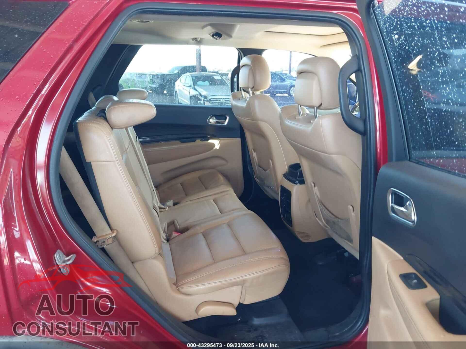 DODGE DURANGO 2011 - 1D4SD5GT4BC592503