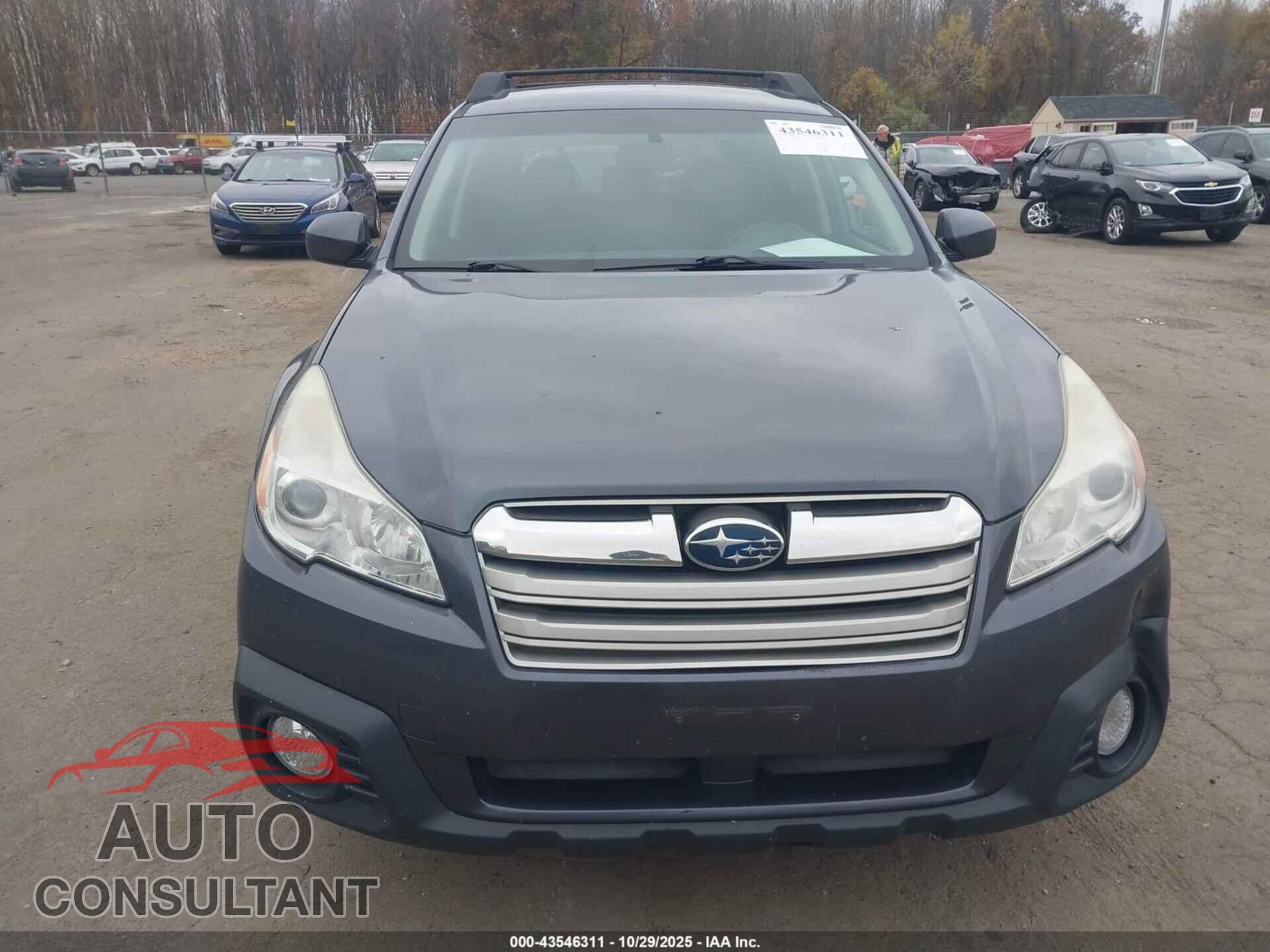 SUBARU OUTBACK 2014 - 4S4BRBCC4E3263299