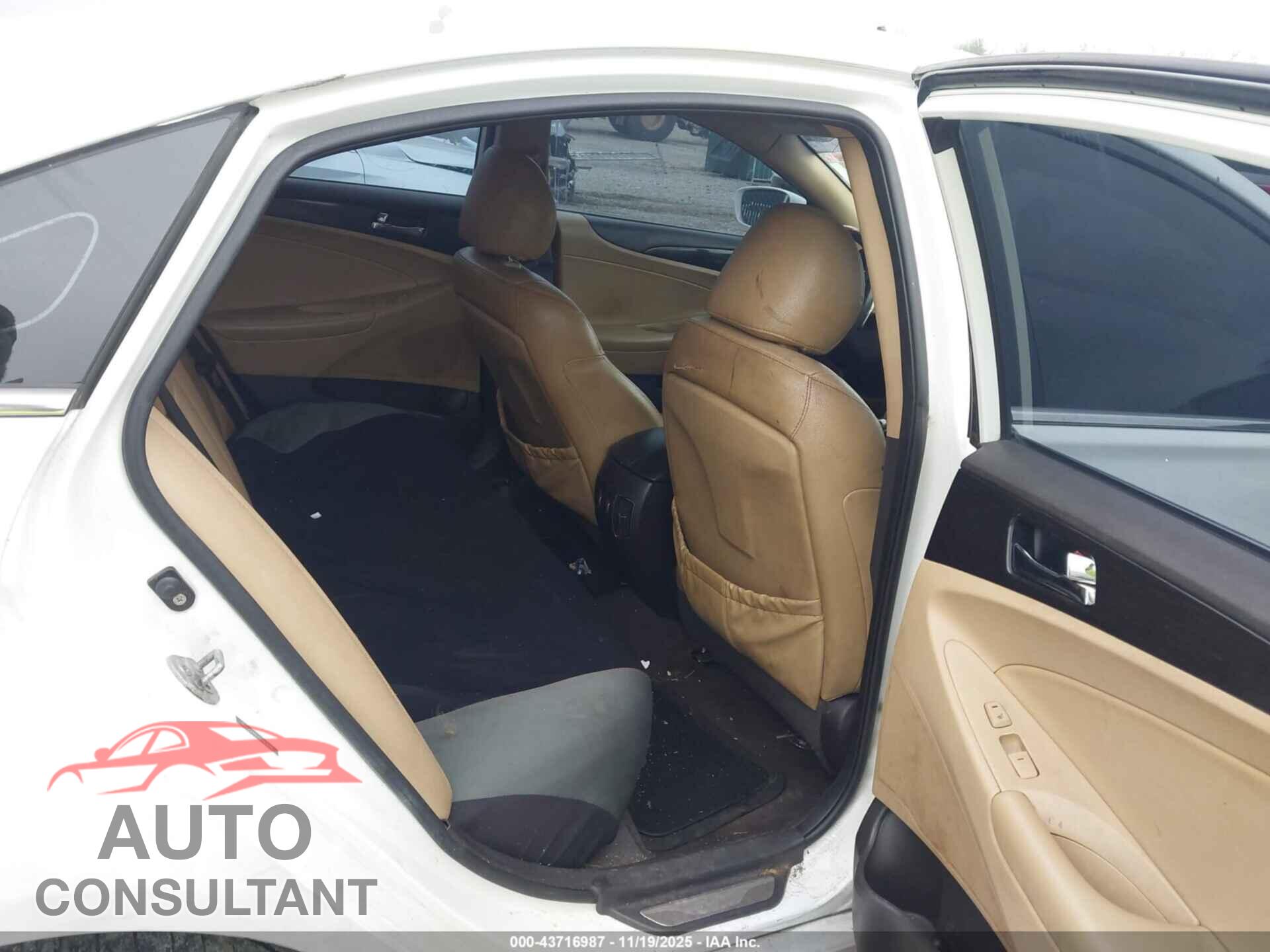 HYUNDAI SONATA 2012 - 5NPEC4AB7CH362046