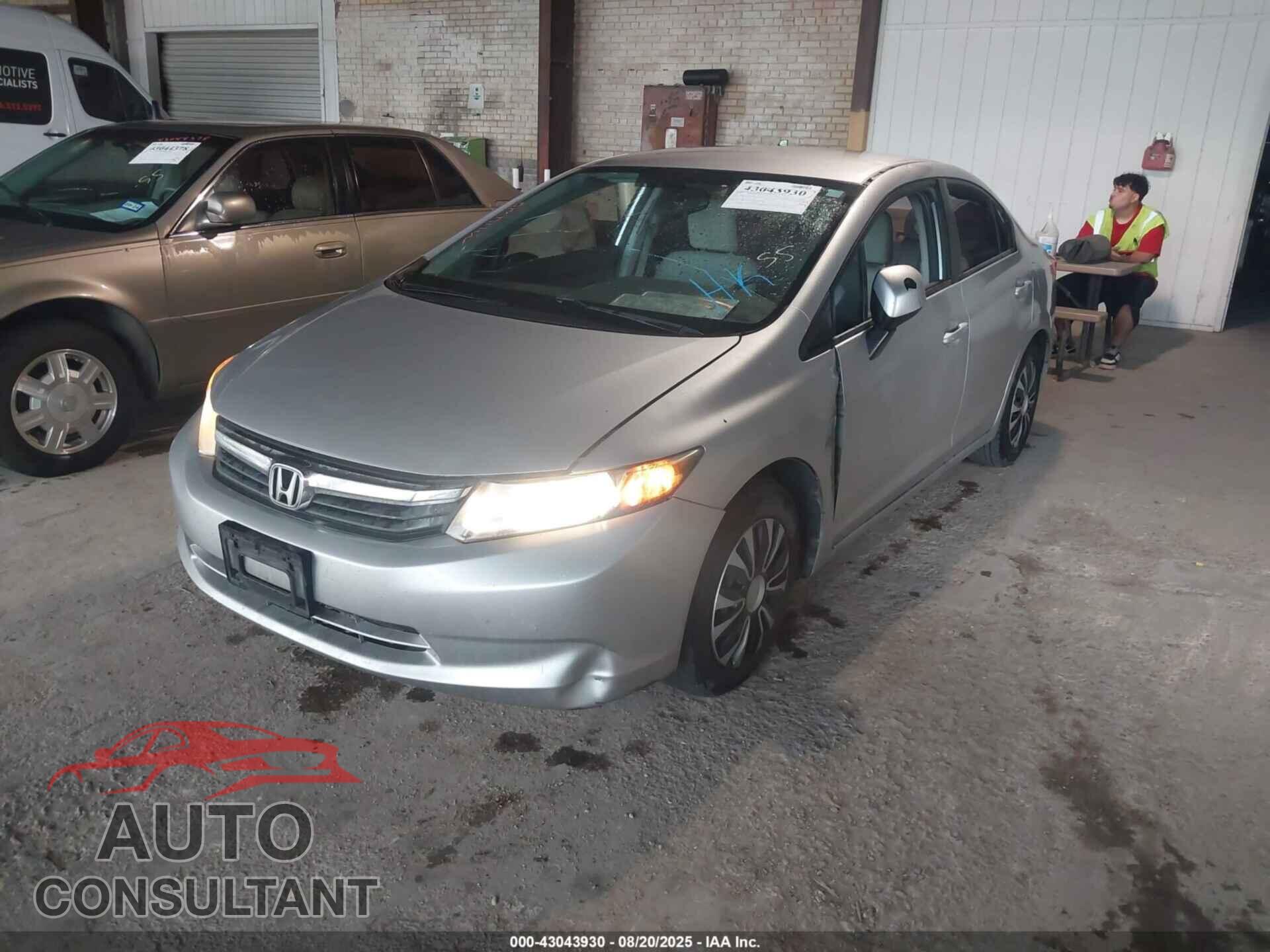 HONDA CIVIC 2012 - 19XFB2F57CE051249