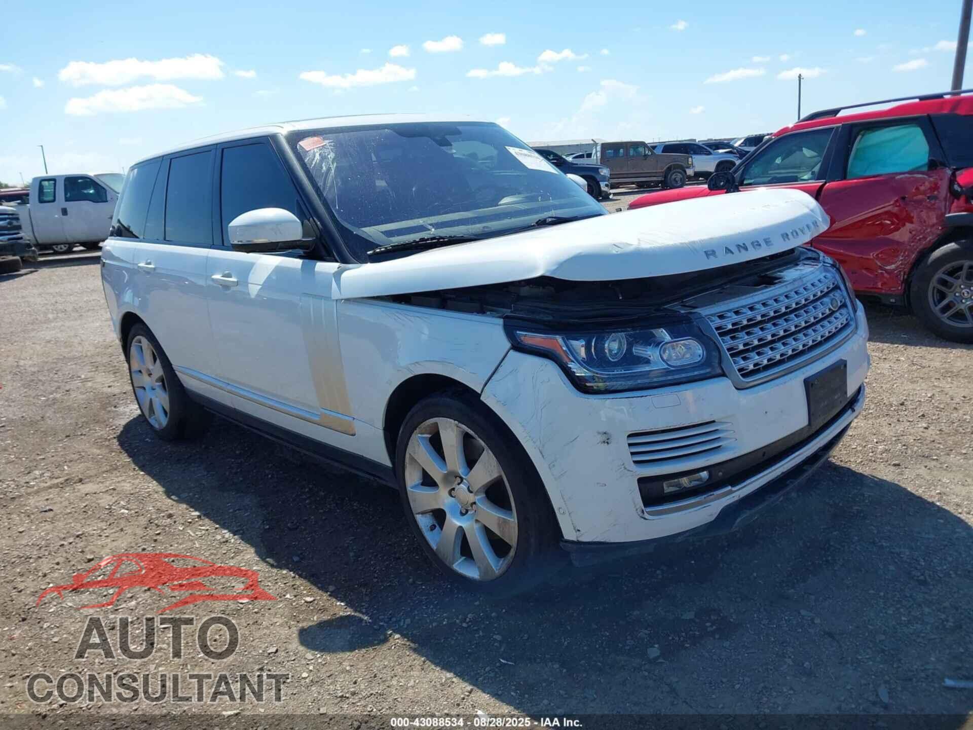 LAND ROVER RANGE ROVER 2015 - SALGS2TFXFA243217