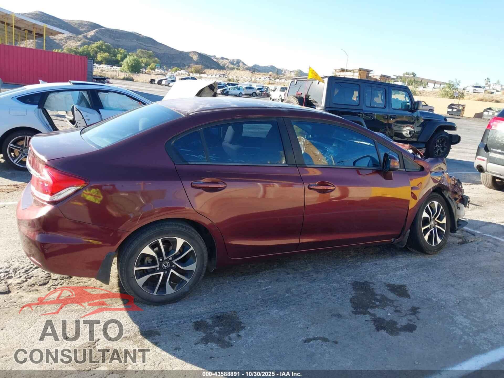 HONDA CIVIC 2013 - 19XFB2F88DE219959