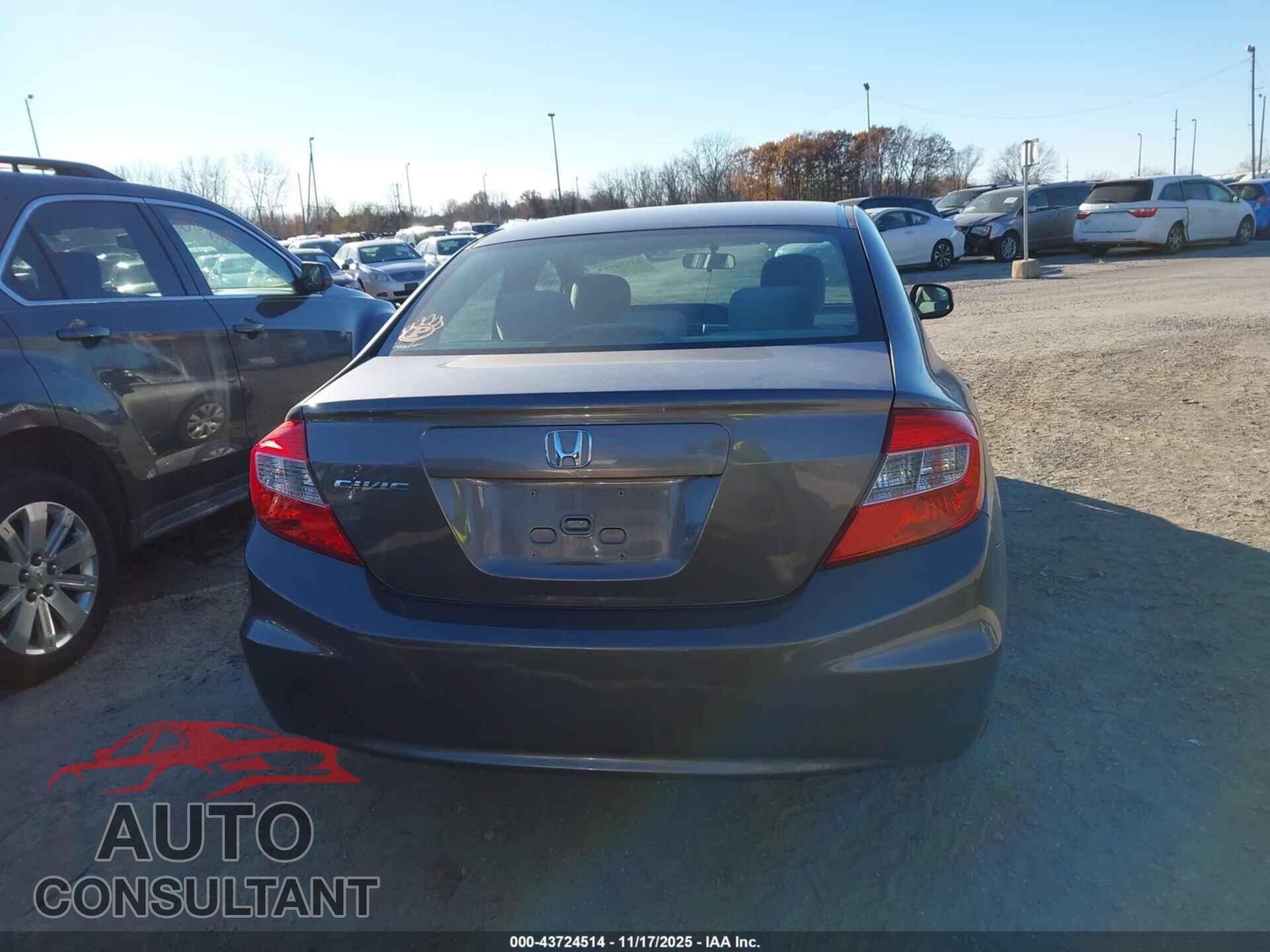 HONDA CIVIC 2012 - 19XFB2F52CE080321