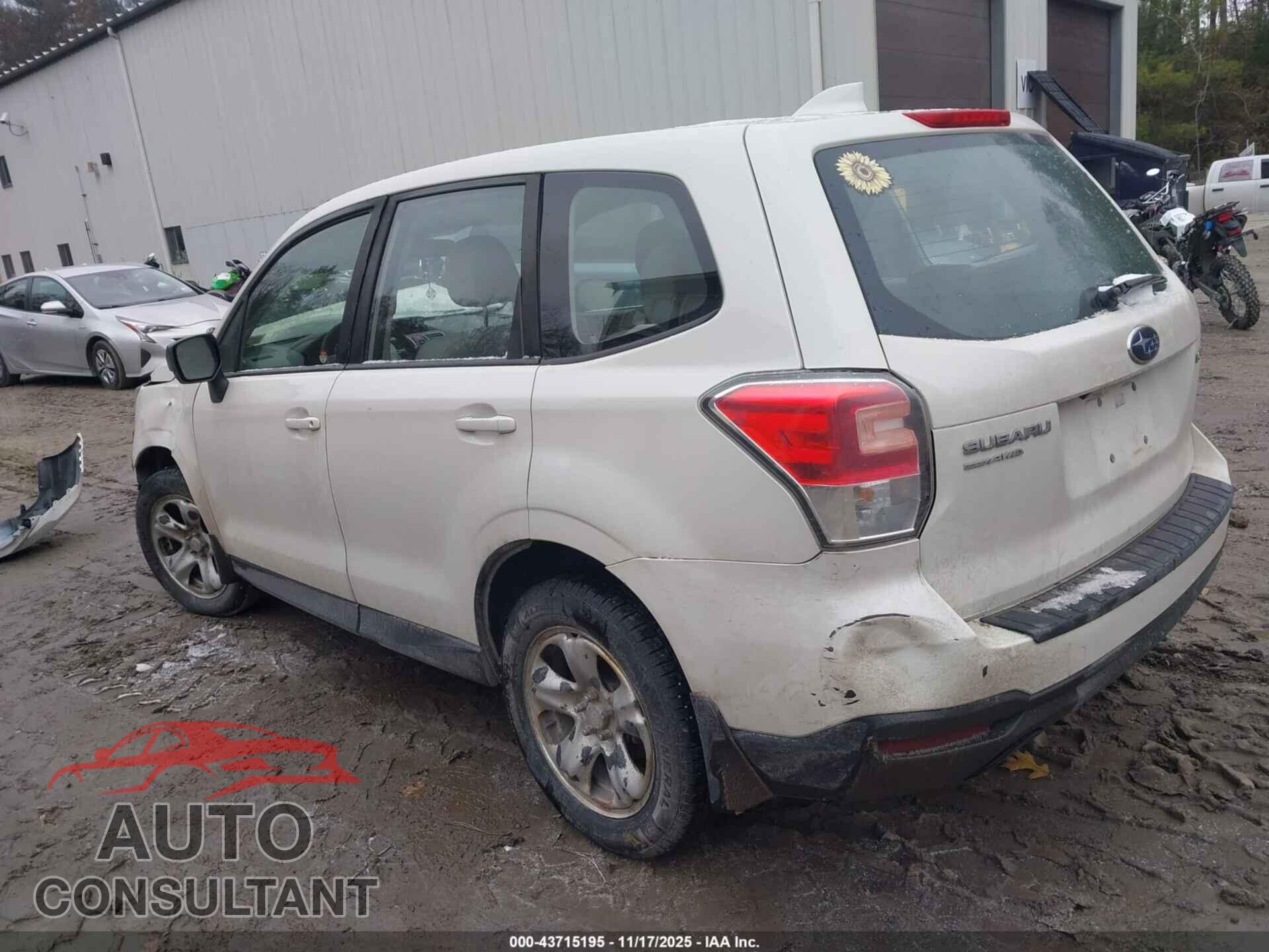 SUBARU FORESTER 2017 - JF2SJAAC1HH400894