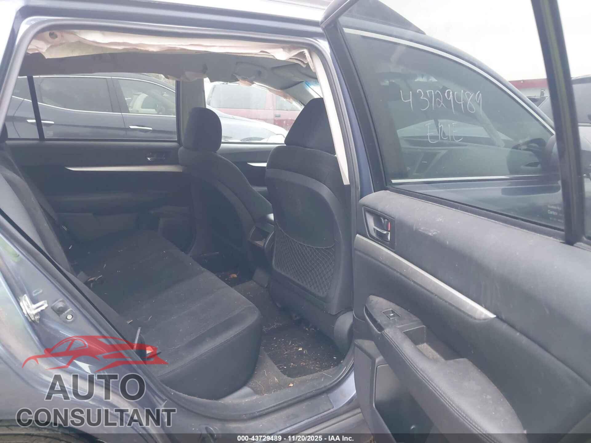 SUBARU OUTBACK 2013 - 4S4BRBCC5D1296838