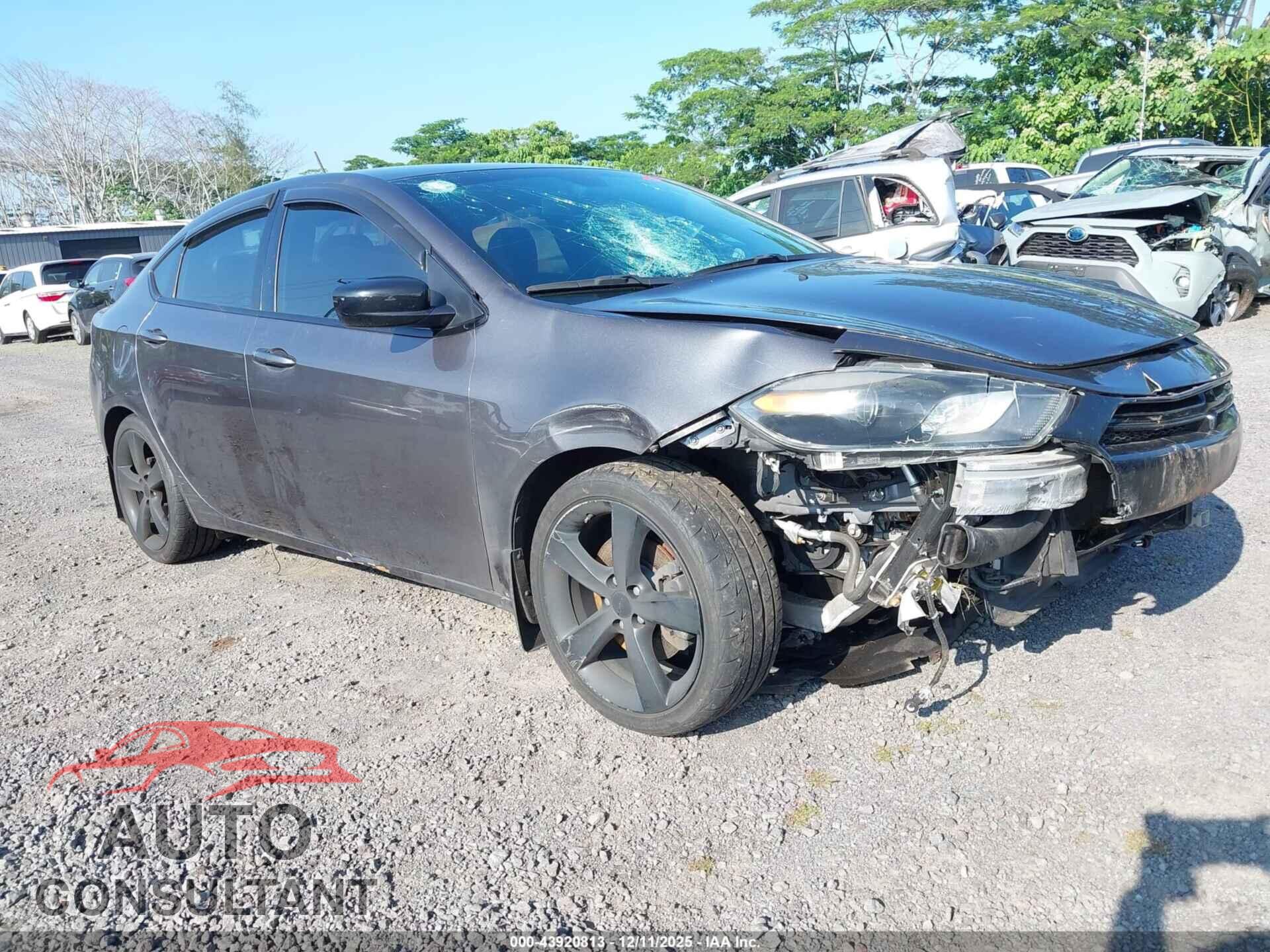 DODGE DART 2015 - 1C3CDFBB5FD345159