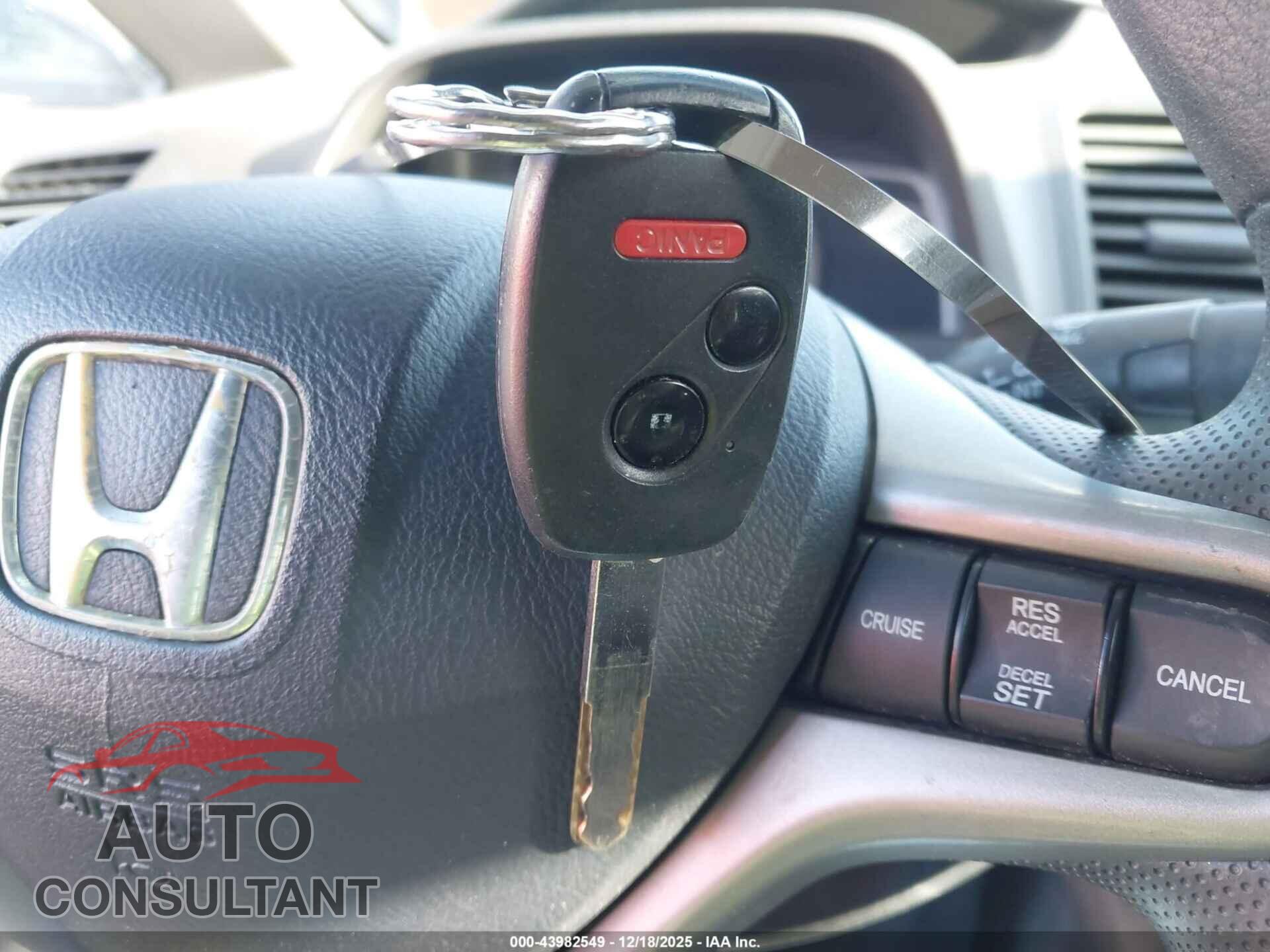 HONDA CIVIC 2011 - 19XFA1F5XBE006866