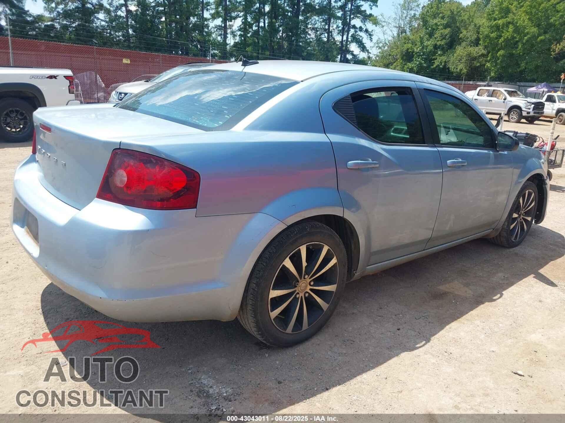 DODGE AVENGER 2013 - 1C3CDZAB2DN766704