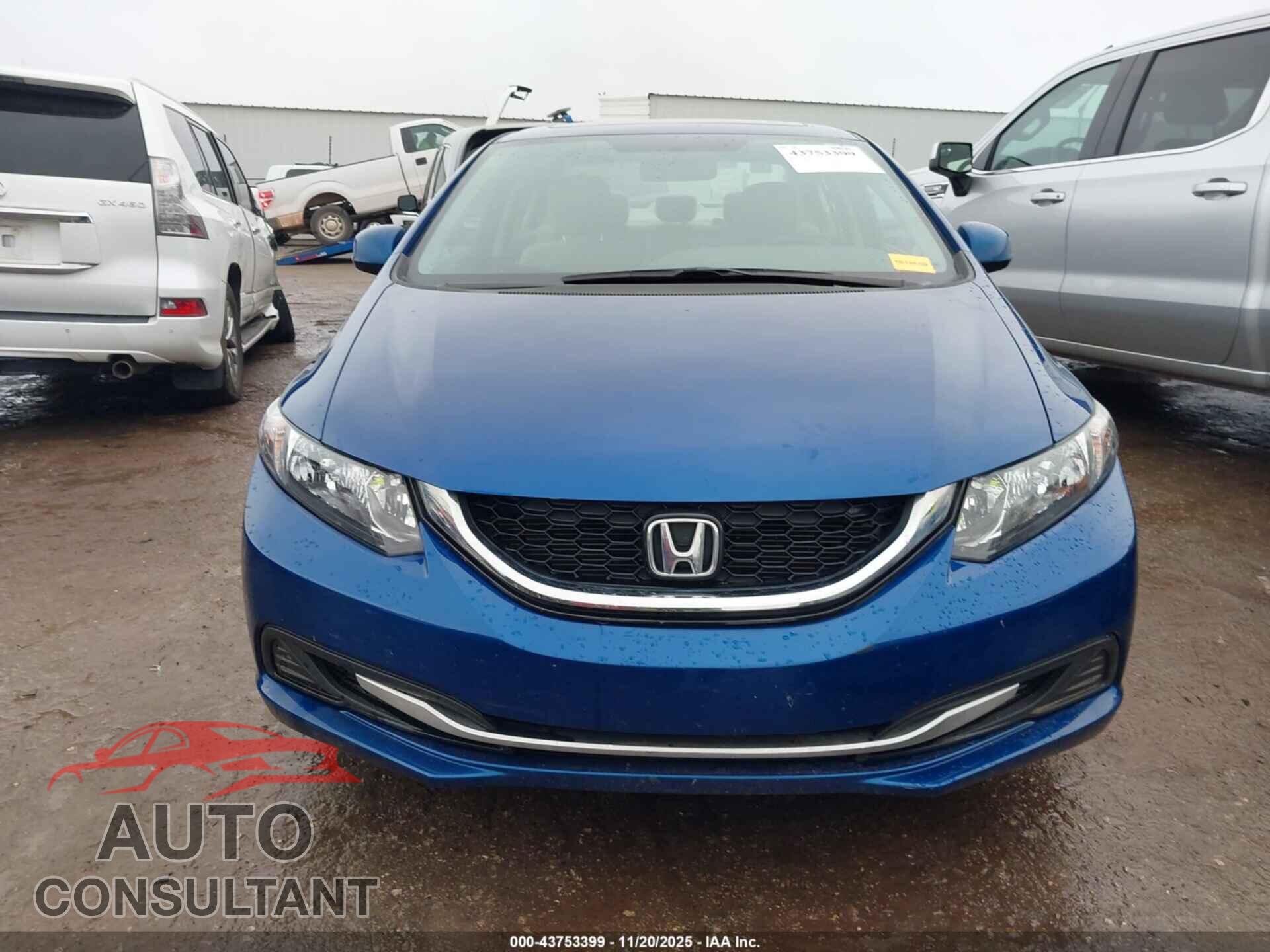 HONDA CIVIC 2013 - 19XFB2F87DE087325