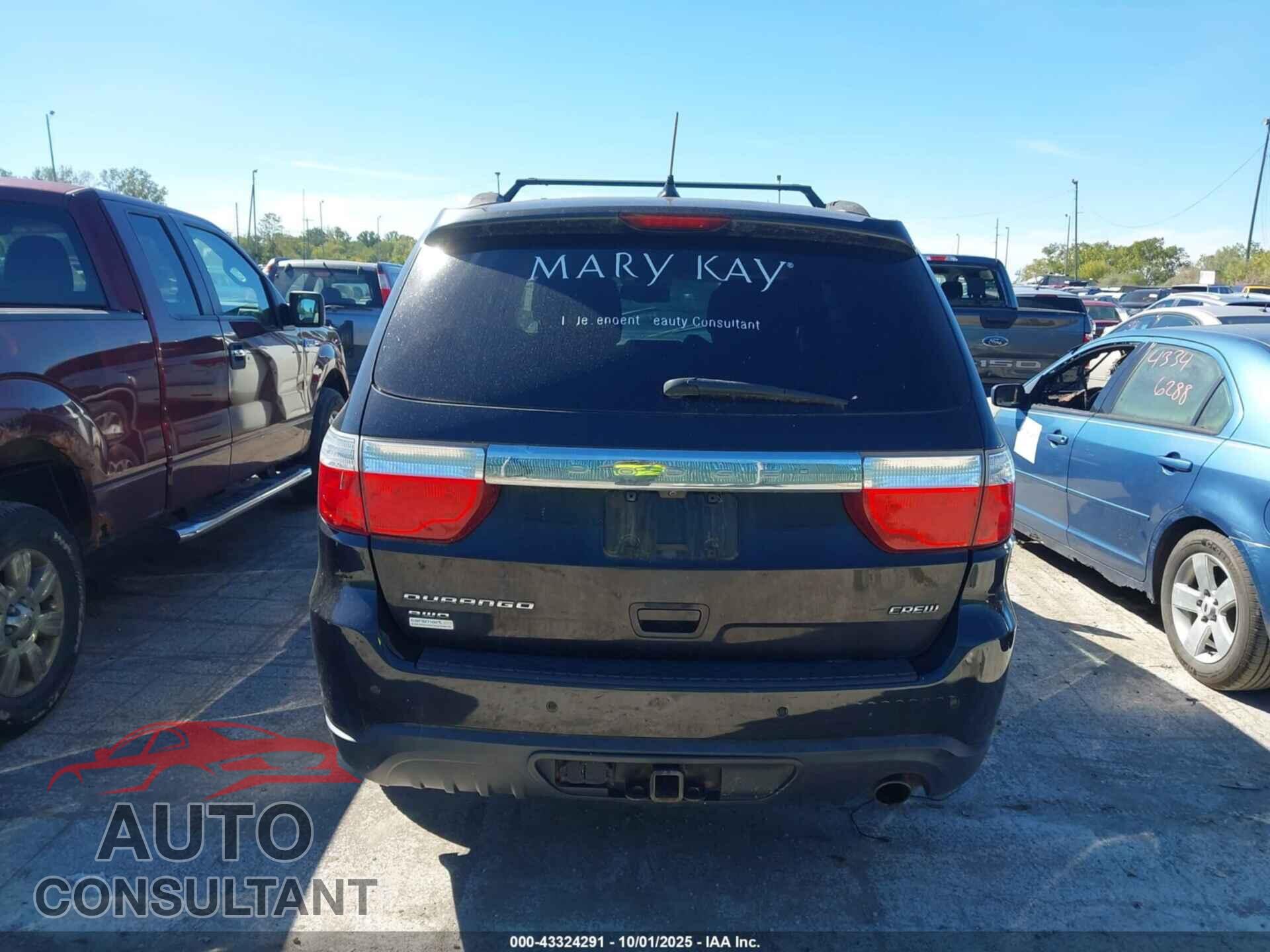 DODGE DURANGO 2011 - 1D4RE4GG0BC599280