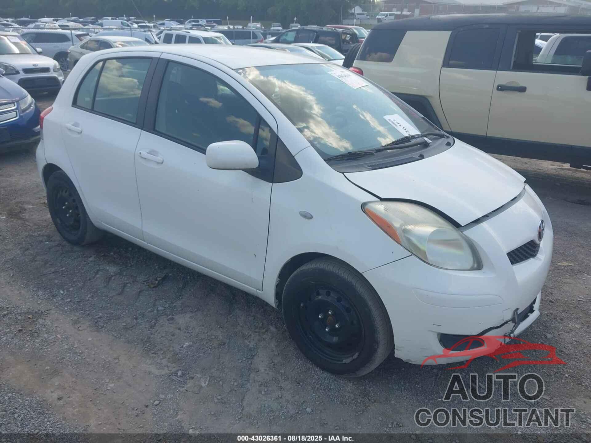 TOYOTA YARIS 2010 - JTDKT4K33A5315670