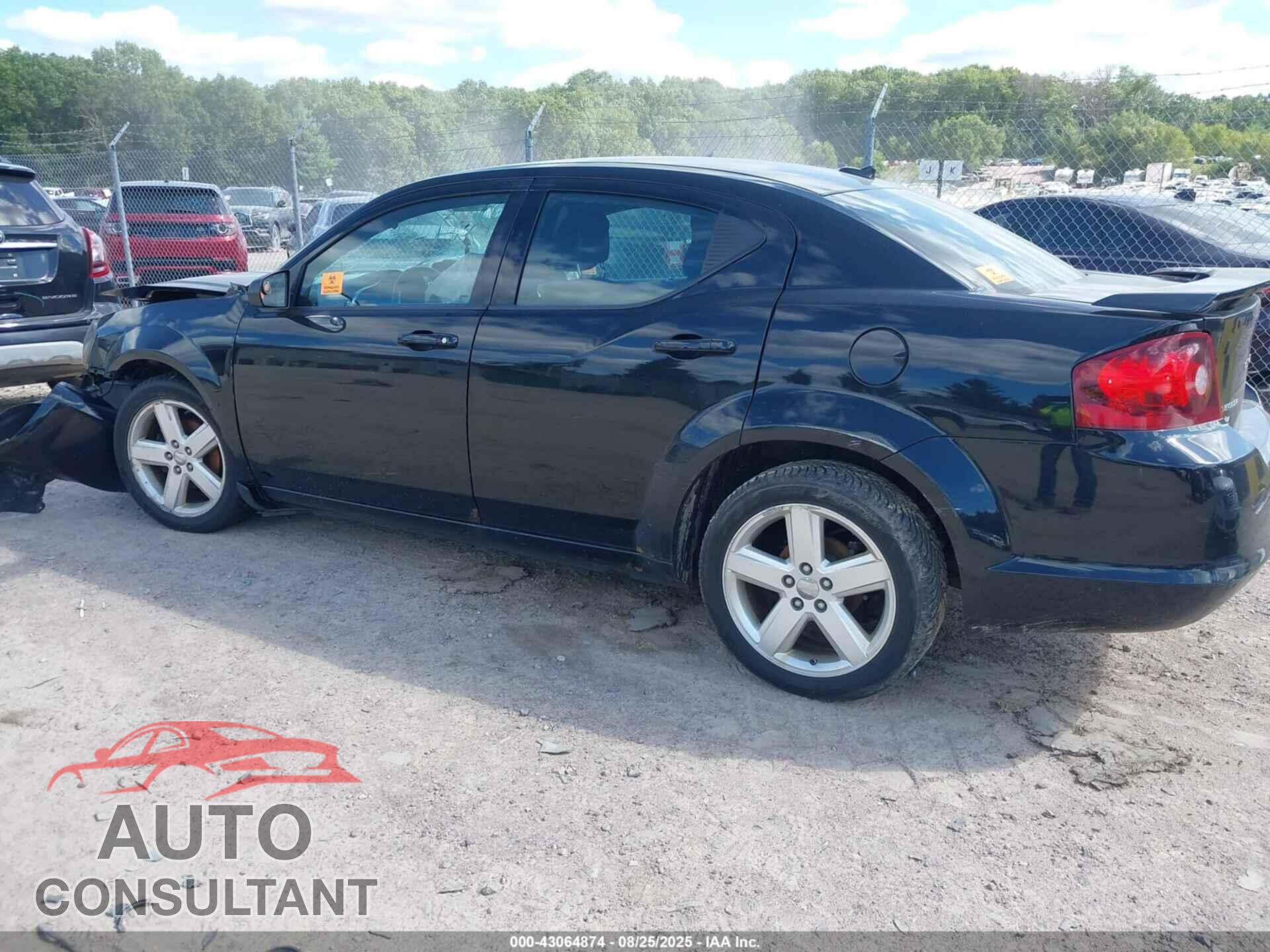 DODGE AVENGER 2013 - 1C3CDZAB2DN517836