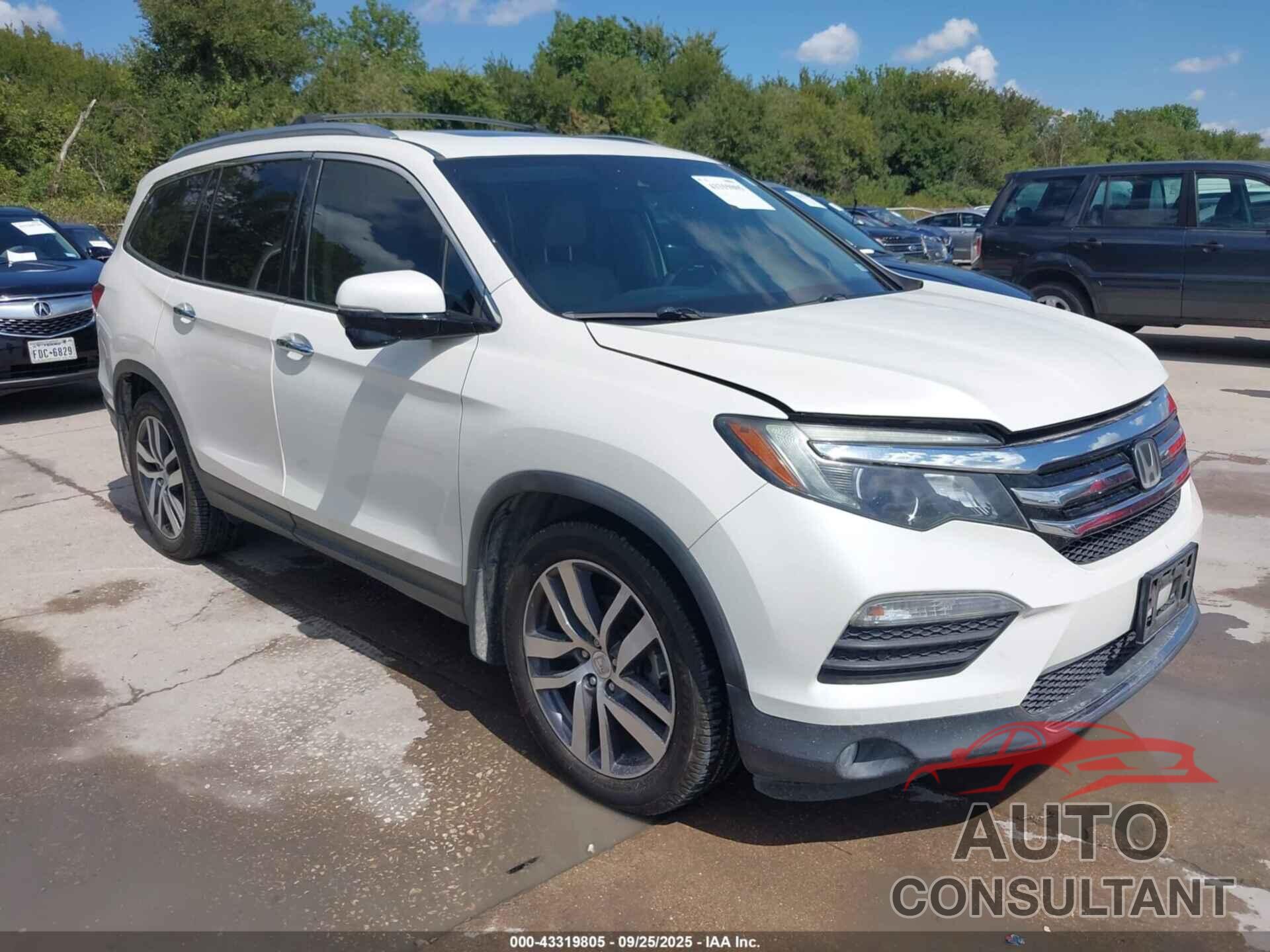 HONDA PILOT 2016 - 5FNYF5H9XGB055794