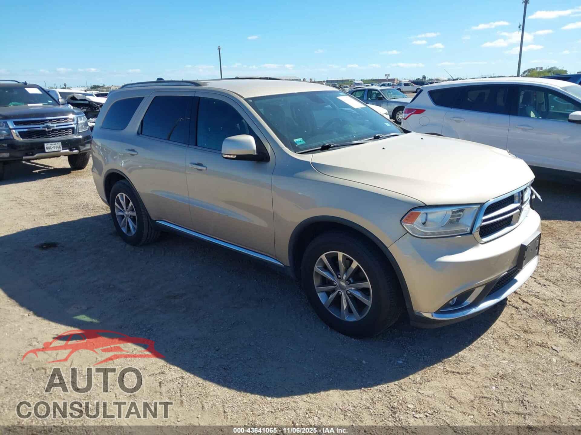 DODGE DURANGO 2015 - 1C4RDHDG4FC127438