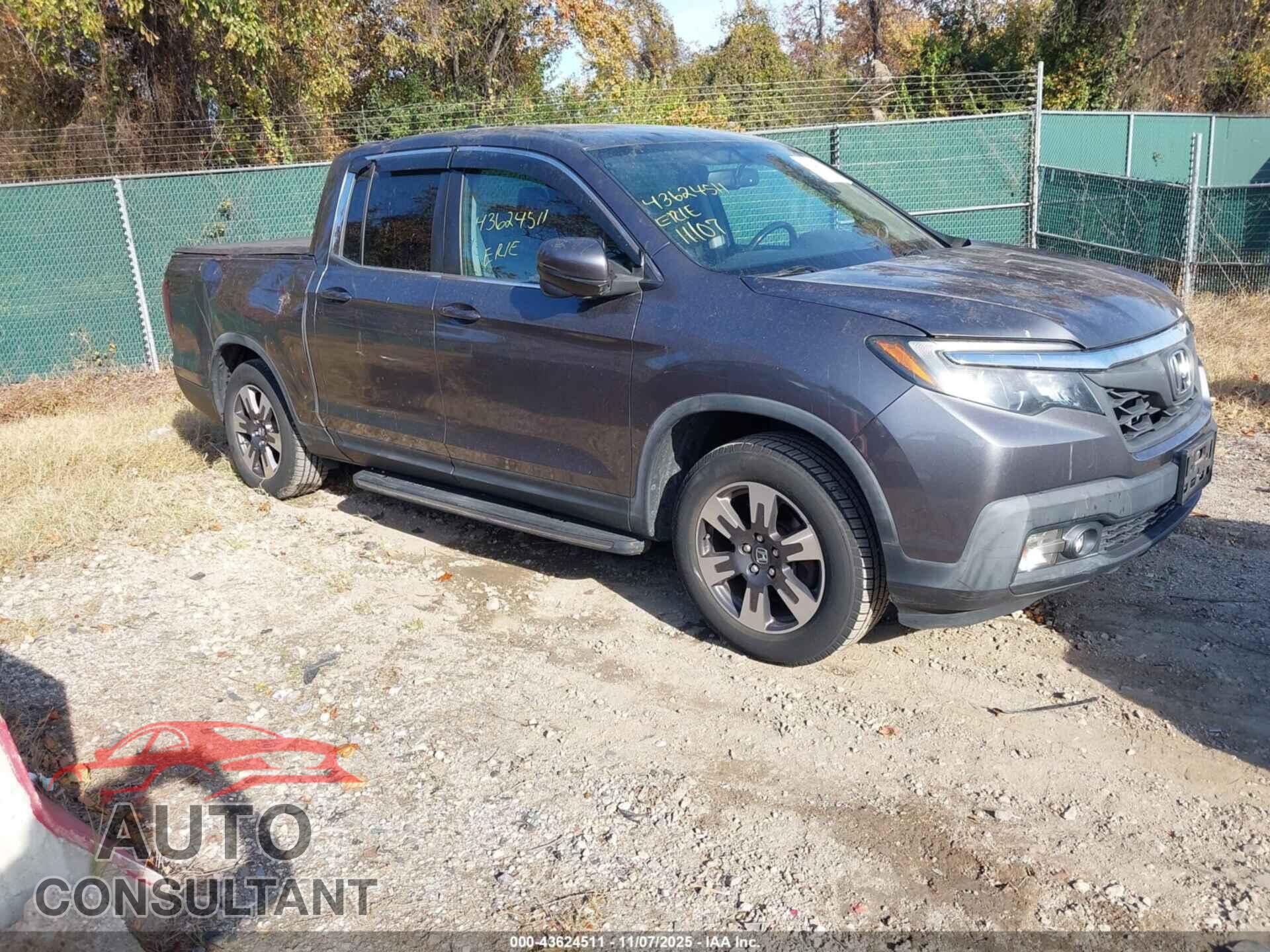 HONDA RIDGELINE 2017 - 5FPYK2F61HB007659