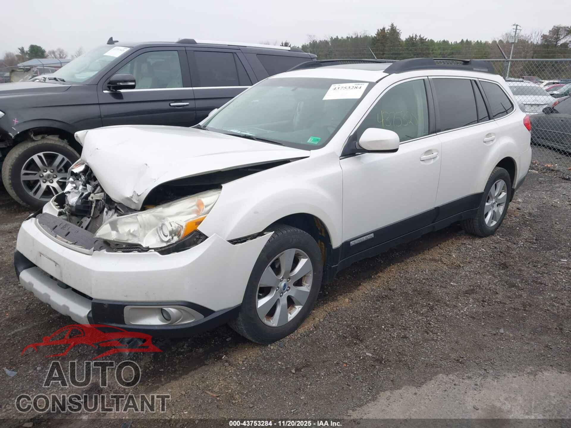 SUBARU OUTBACK 2012 - 4S4BRBKC9C3281666