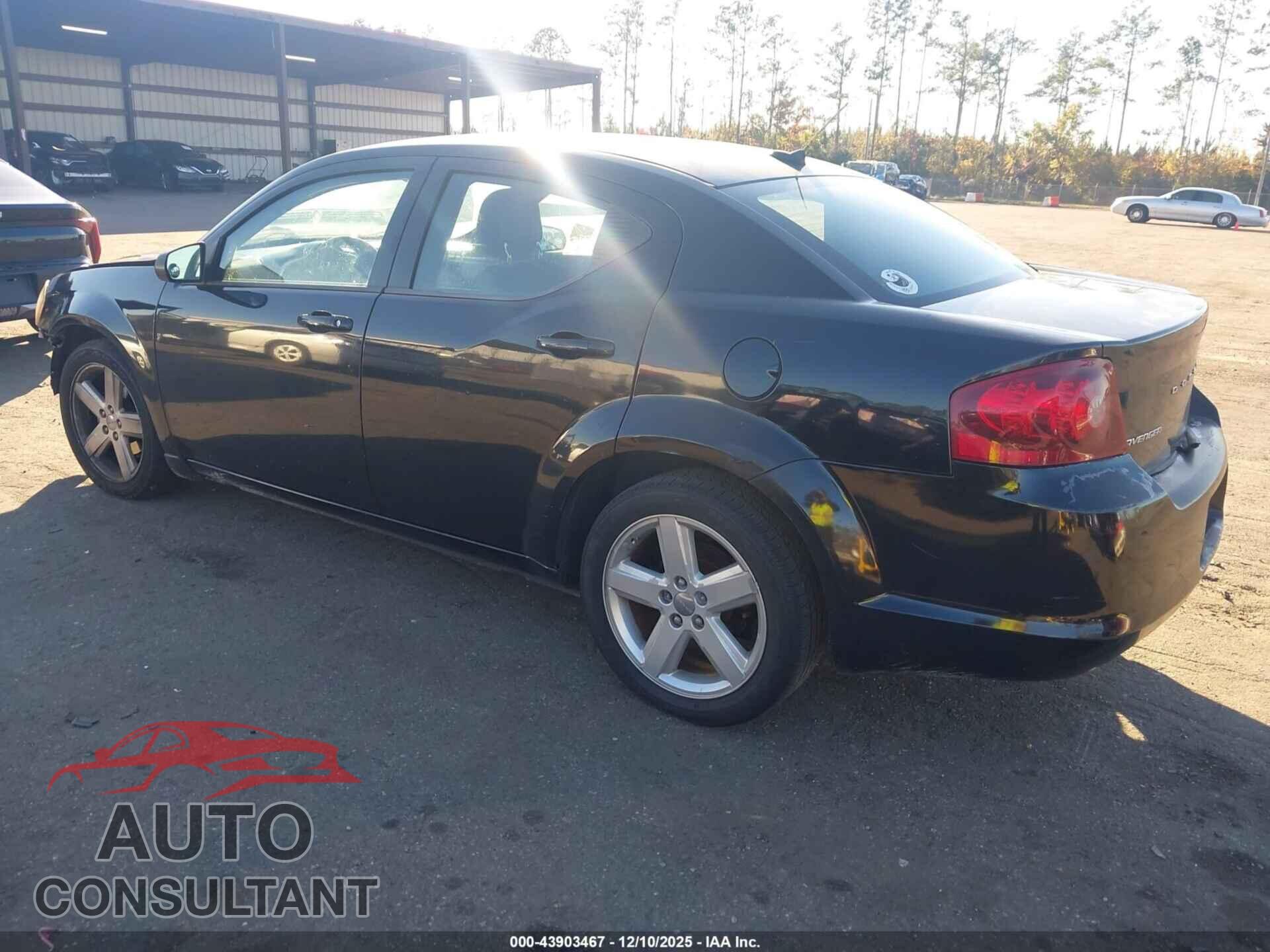 DODGE AVENGER 2013 - 1C3CDZAB3DN708455