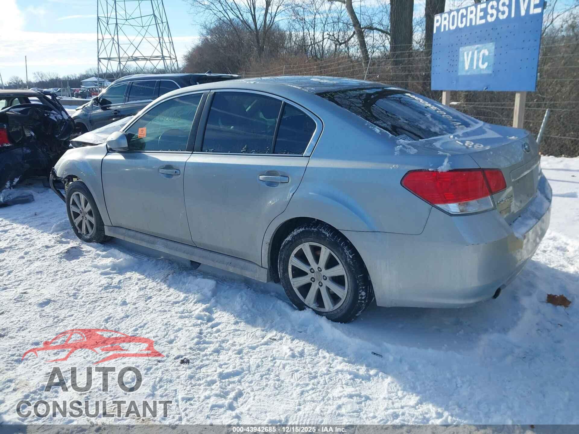 SUBARU LEGACY 2012 - 4S3BMCC68C3014939