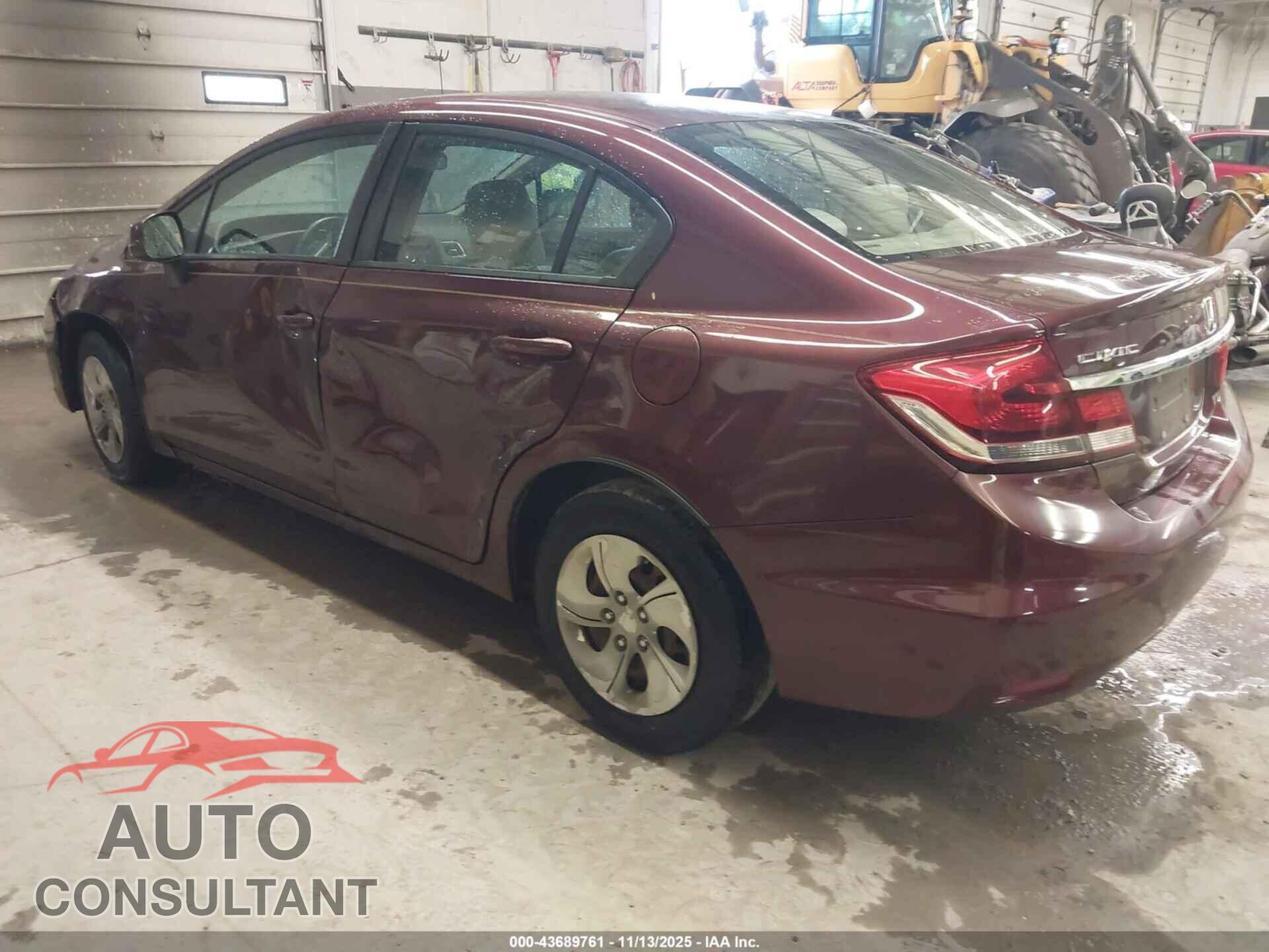 HONDA CIVIC 2013 - 19XFB2F58DE060768
