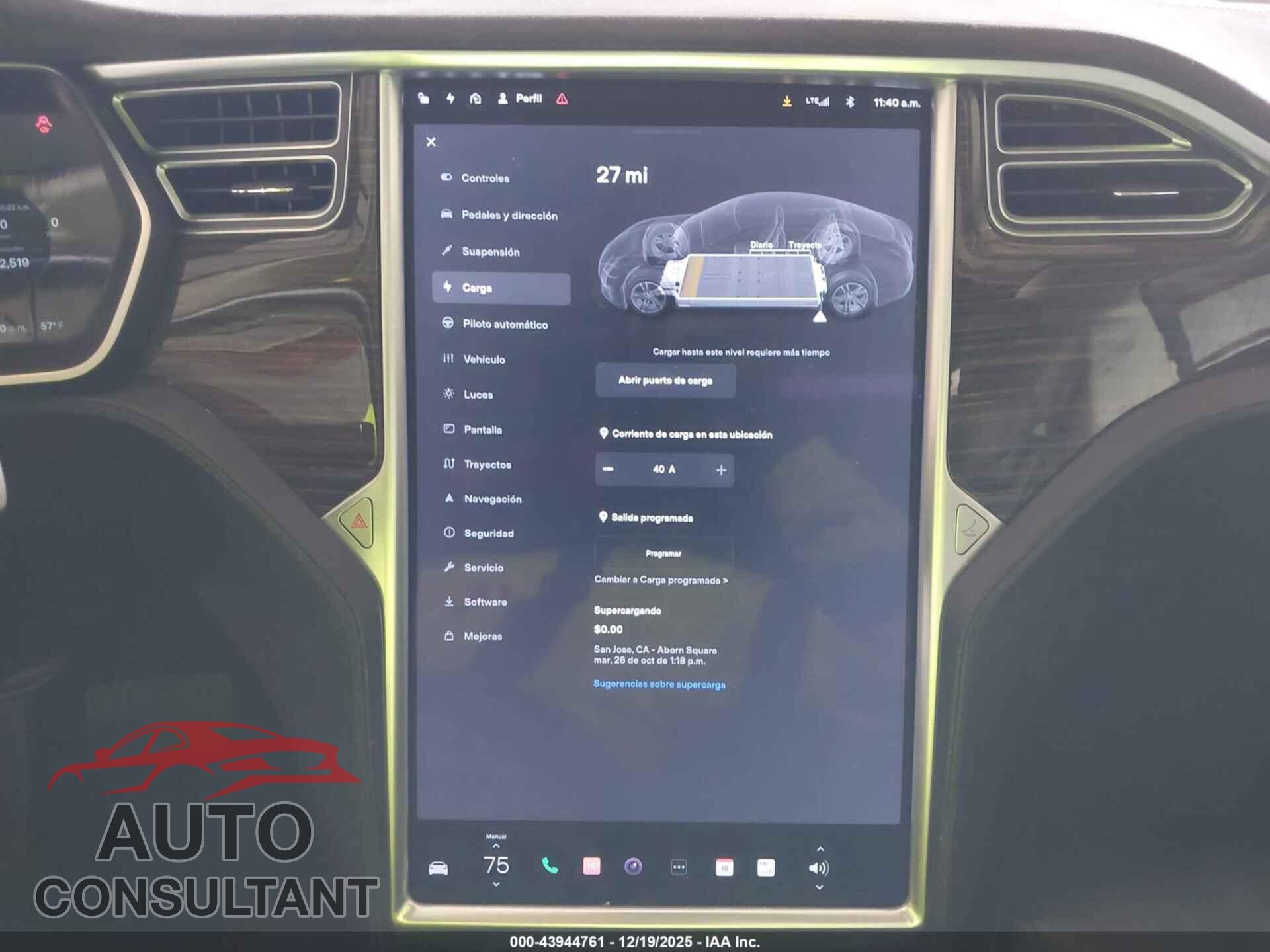 TESLA MODEL S 2016 - 5YJSA1E25GF121950